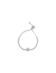 Crystal Silver-Tone Bracelet - Anne Klein