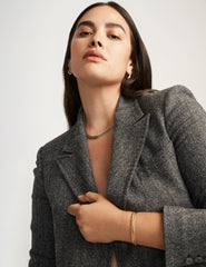 Herringbone Chain Bracelet with Toggle Clasp - Anne Klein