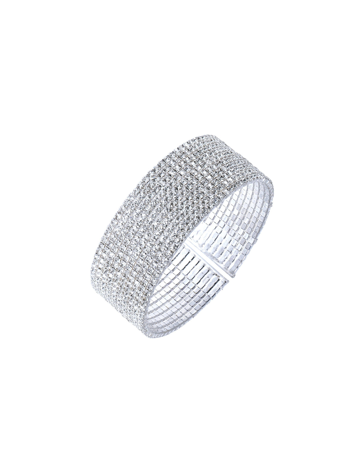 Silver-Tone Crystal Bracelet - Anne Klein