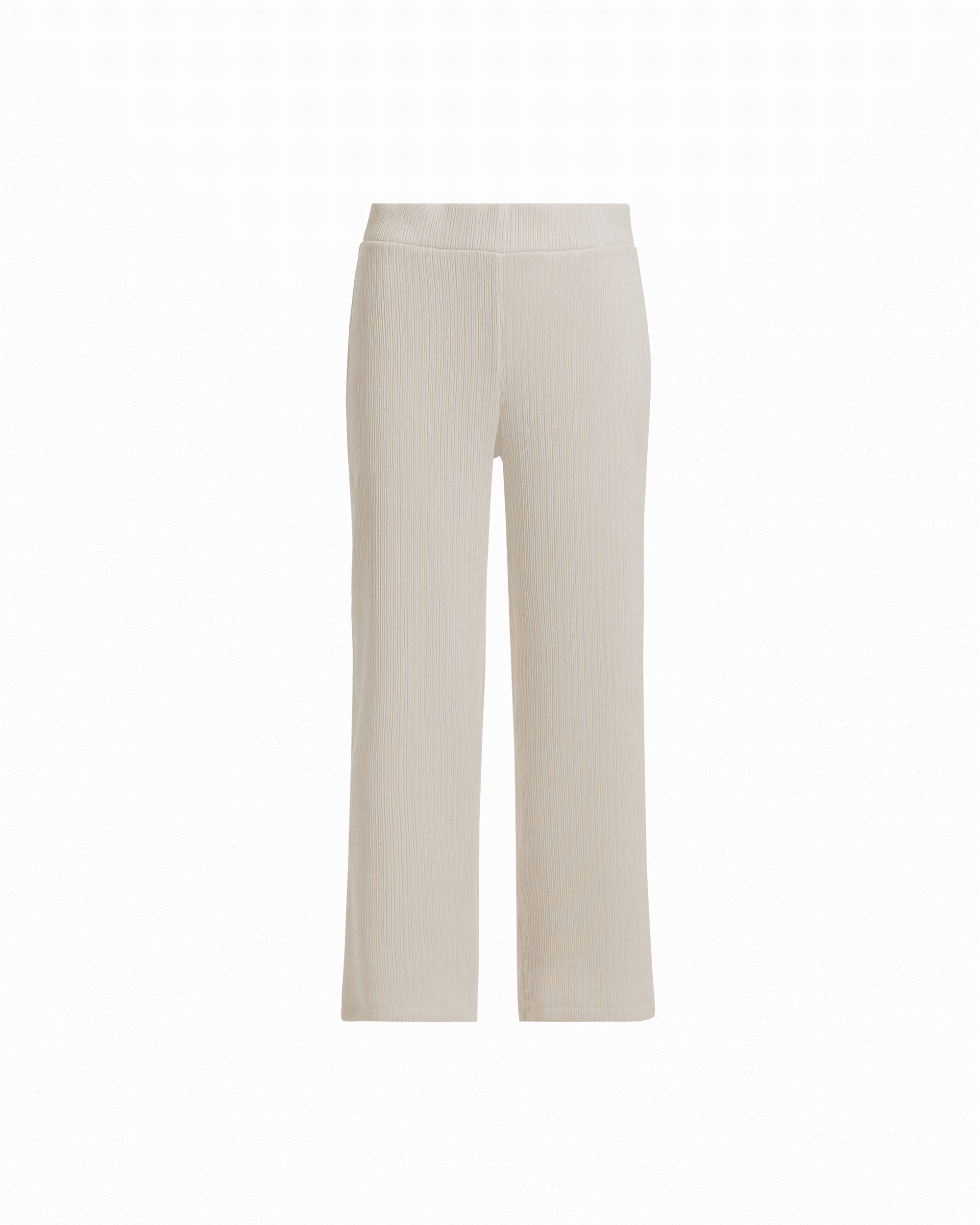 Wide Leg Crop Pull-On Pants with Wide Waistband in WHITE DOVE | Anne K - Anne Klein WHITE DOVE