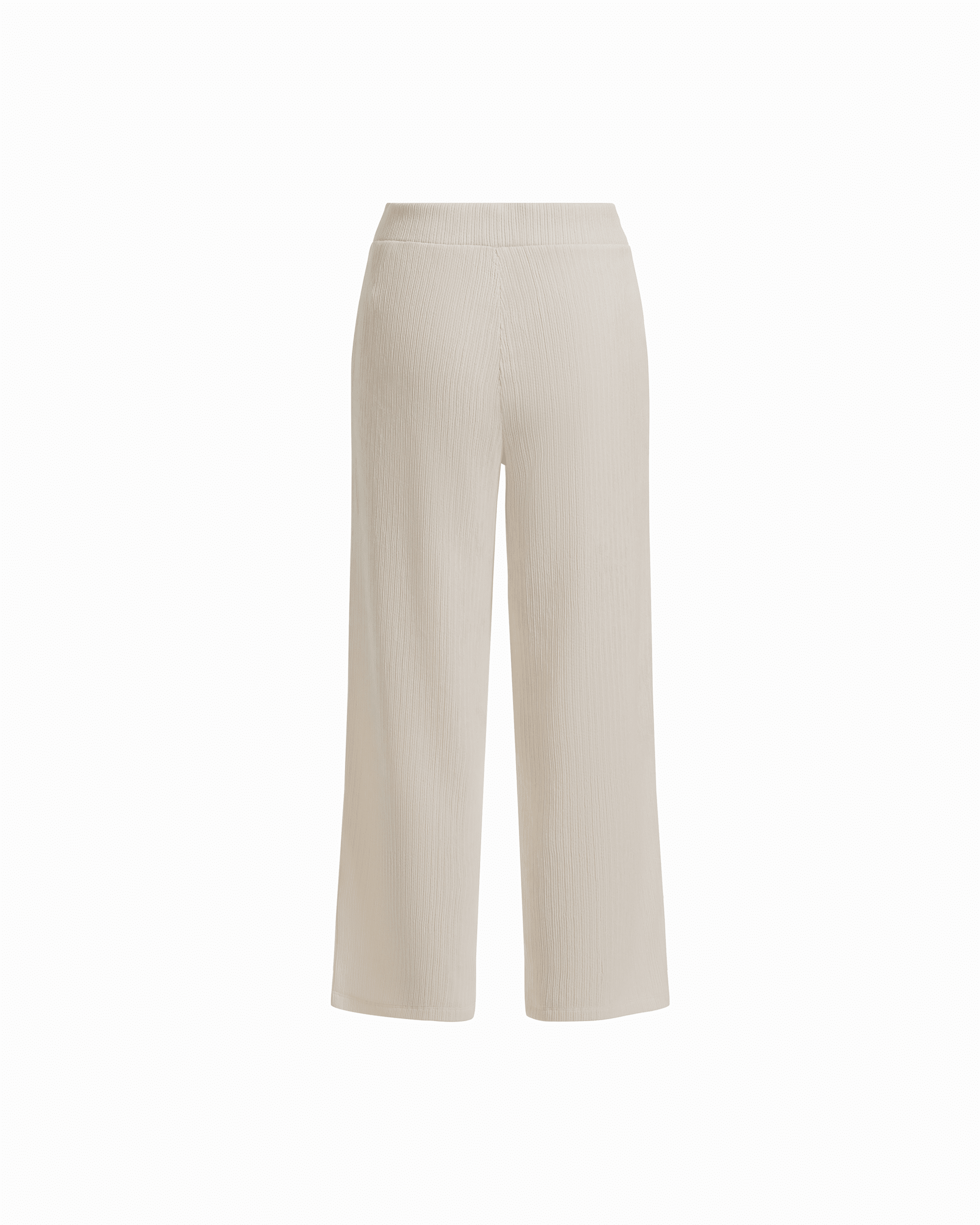 Wide Leg Crop Pull-On Pants with Wide Waistband in WHITE DOVE | Anne K - Anne Klein WHITE DOVE