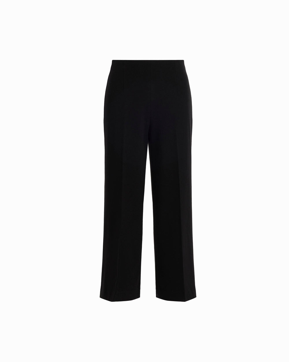 High Rise Cropped Wide Leg Pants - Anne Klein ANNE BLACK