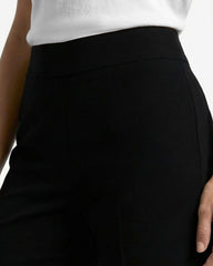 High Rise Pull On Wide Leg Pant - Anne Klein Anne Black