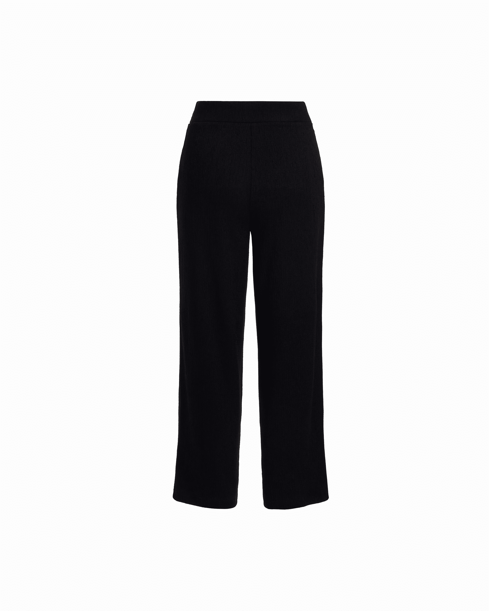 Wide Leg Crop Pull-On Pants in ANNE BLACK - Anne Klein ANNE BLACK
