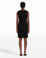 Ruched Sleeveless Sheath Dress - Anne Klein ANNE BLACK