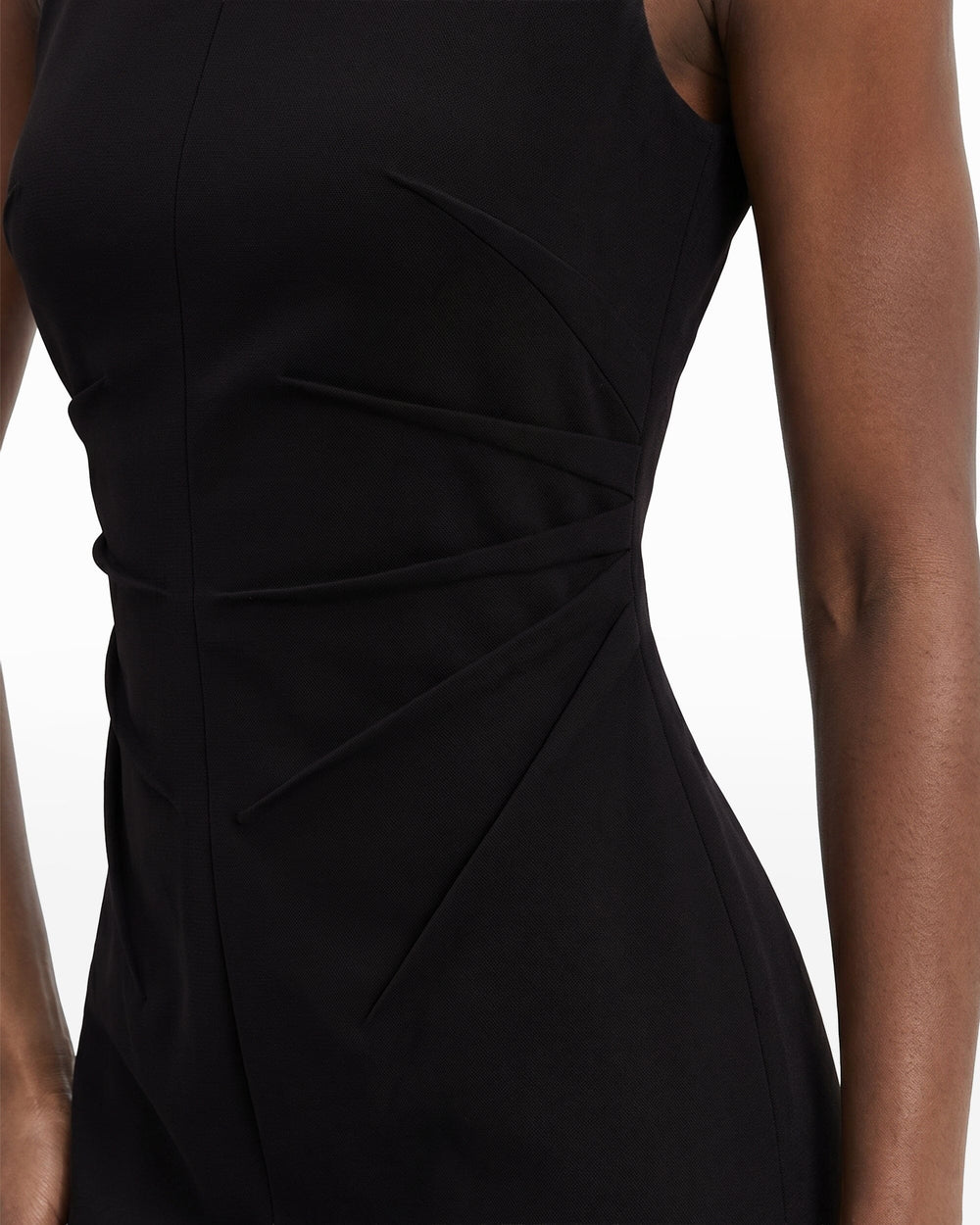 Ruched Sleeveless Sheath Dress - Anne Klein ANNE BLACK