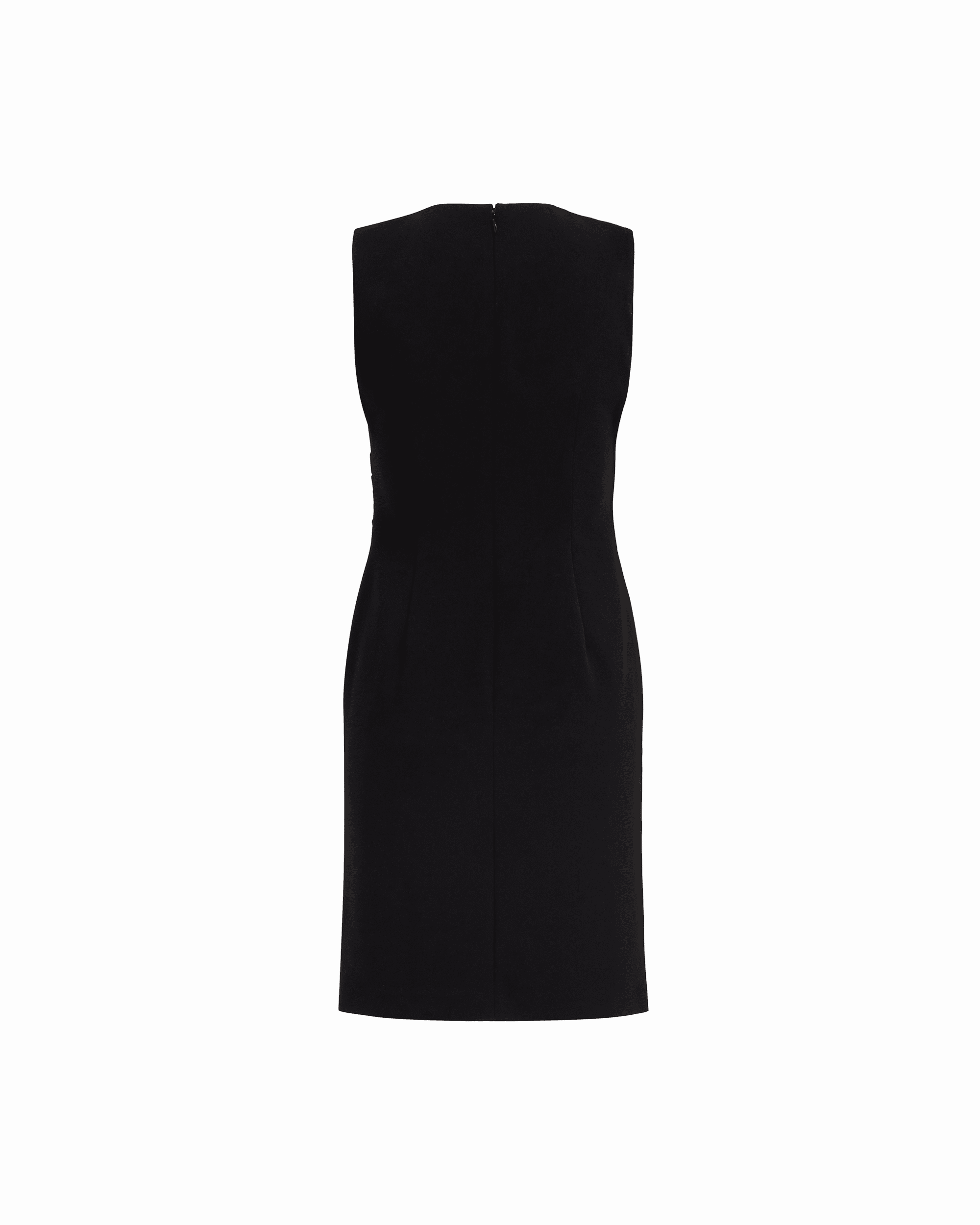 Ruched Sleeveless Sheath Dress - Anne Klein ANNE BLACK