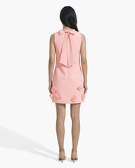 Sleeveless Shift Dress with Rosette - Anne Klein BLOSSOM