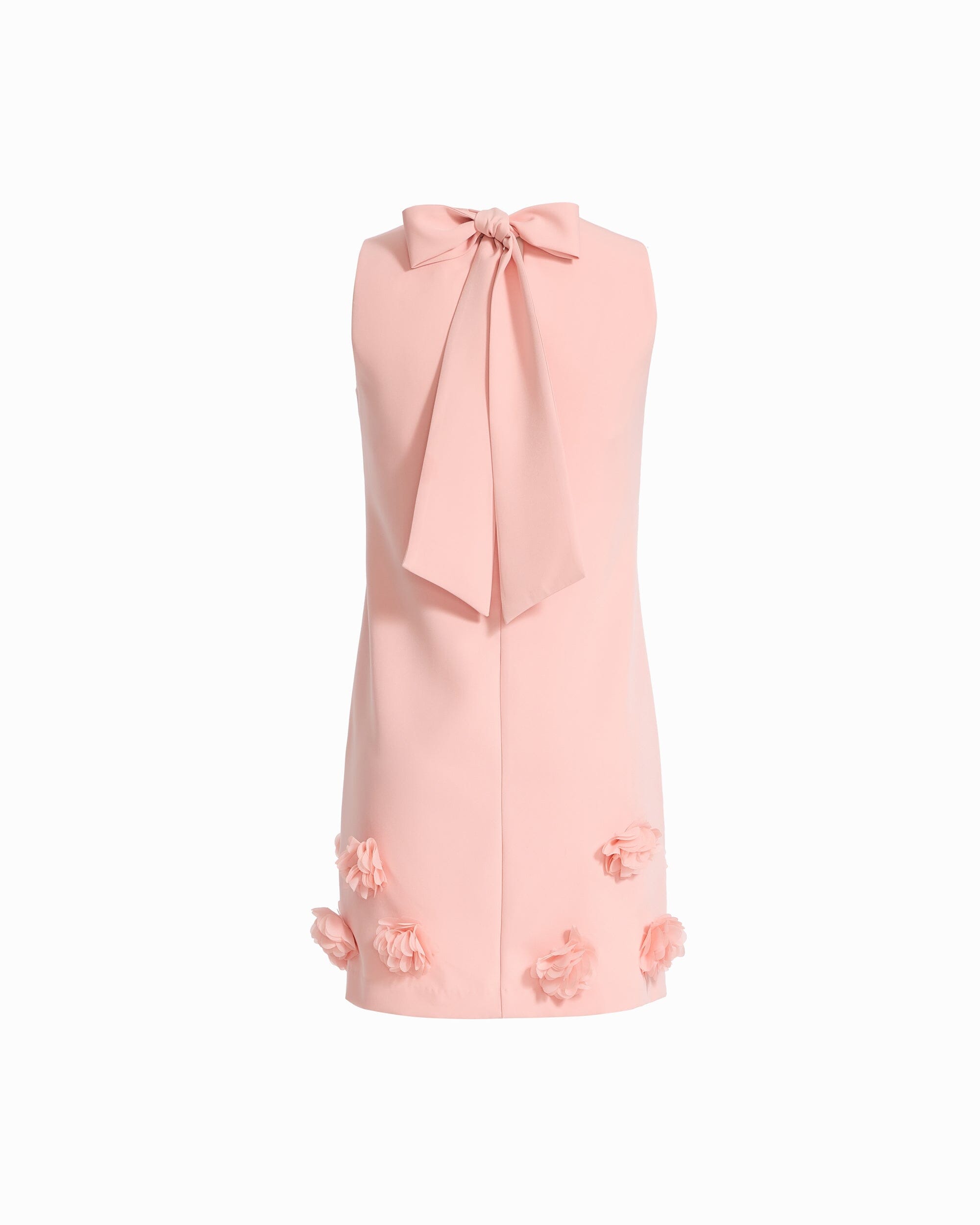 Sleeveless Shift Dress with Rosette - Anne Klein BLOSSOM