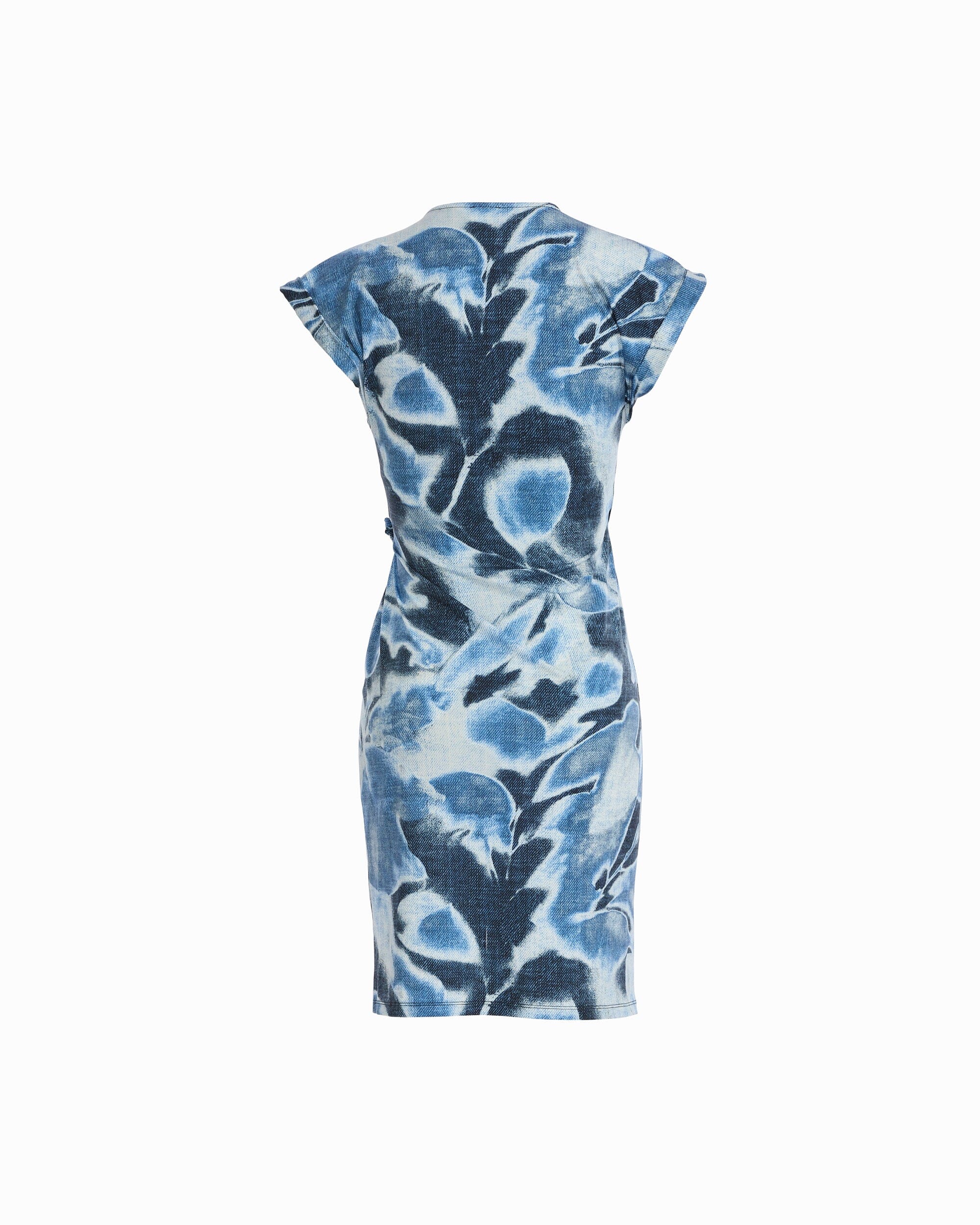 Short Sleeve Wrap Dress - Anne Klein DISTANT MNTN MULTI
