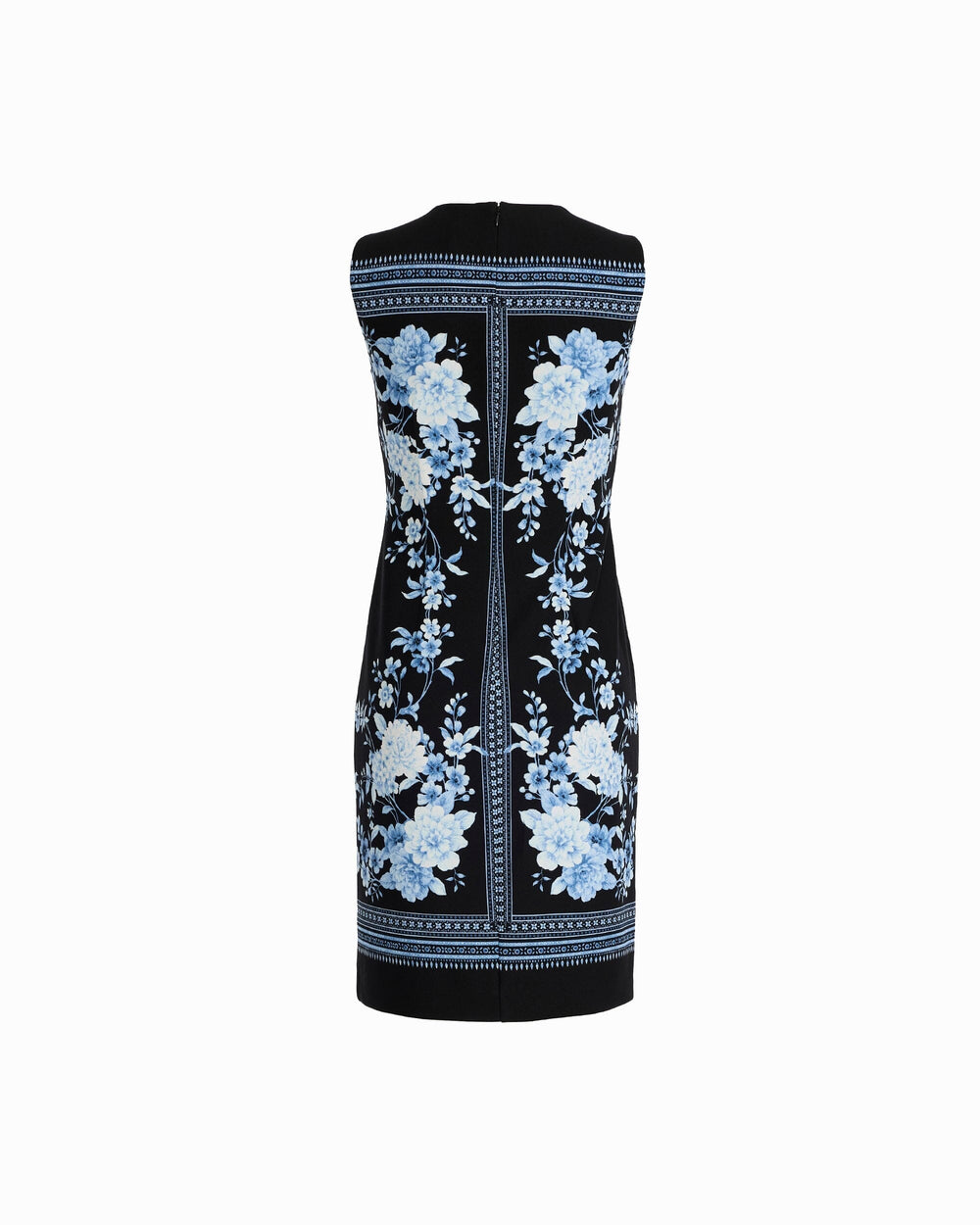 Jewel Neck Sheath Dress - Anne Klein ANNE BLACK MULTI