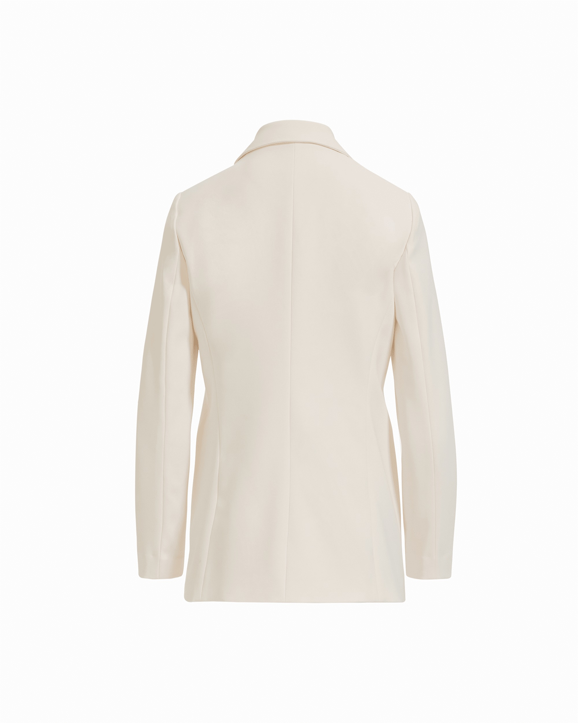 Open Front Notch Collar Jacket - Anne Klein WHITE DOVE