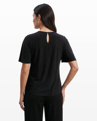 Pleated Bell Sleeve Top - Anne Klein ANNE BLACK