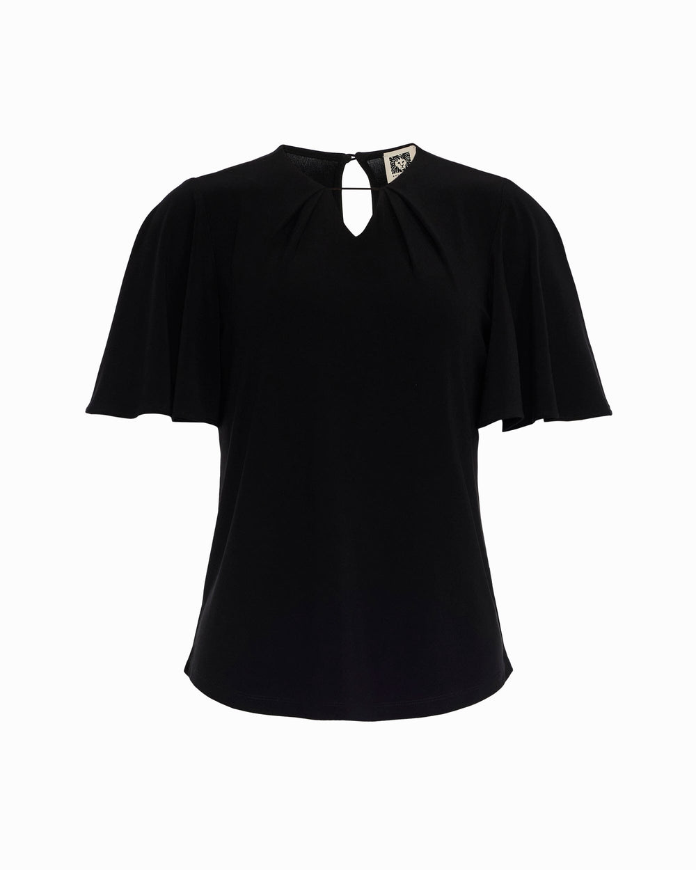 Pleated Bell Sleeve Top - Anne Klein ANNE BLACK