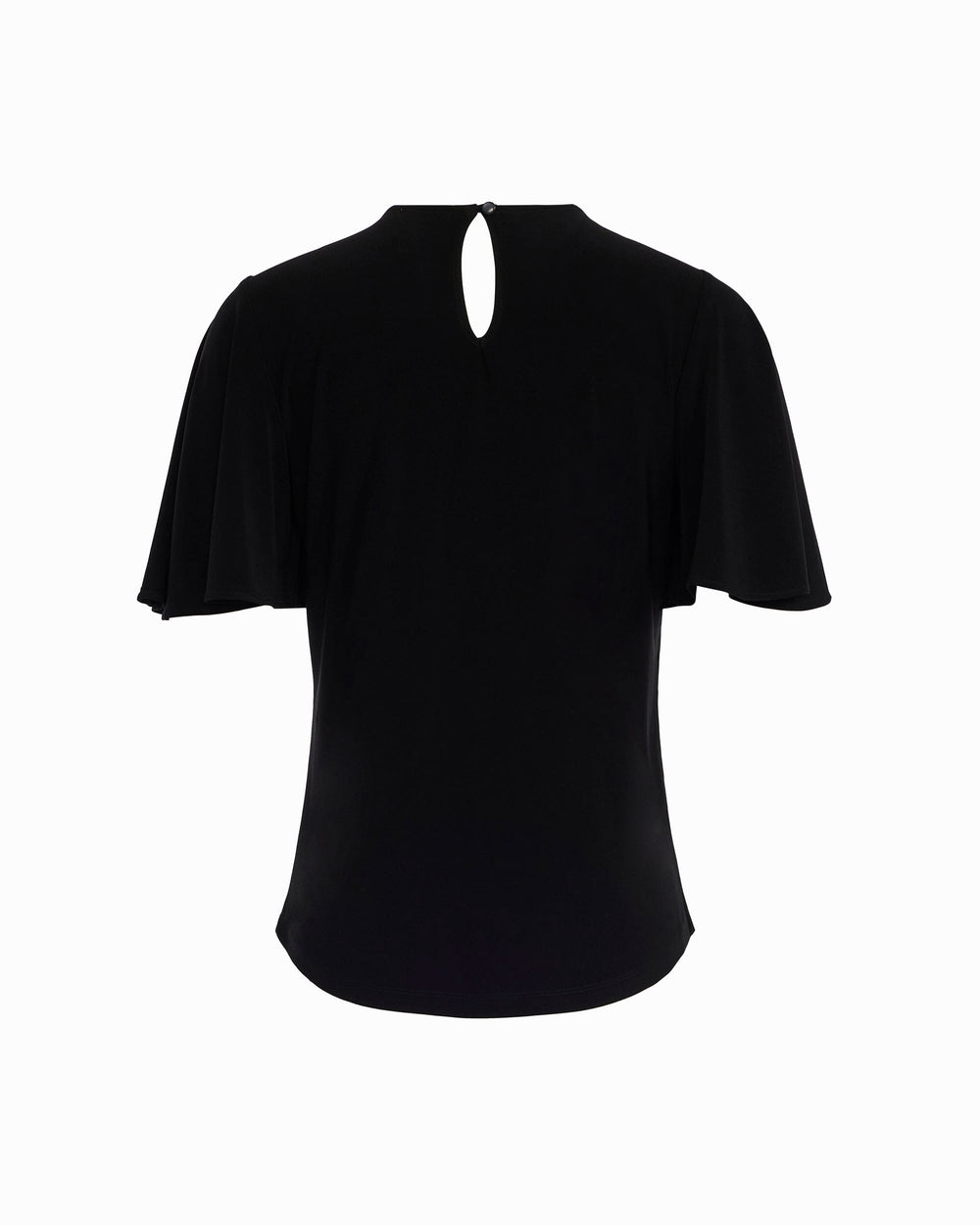 Pleated Bell Sleeve Top - Anne Klein ANNE BLACK