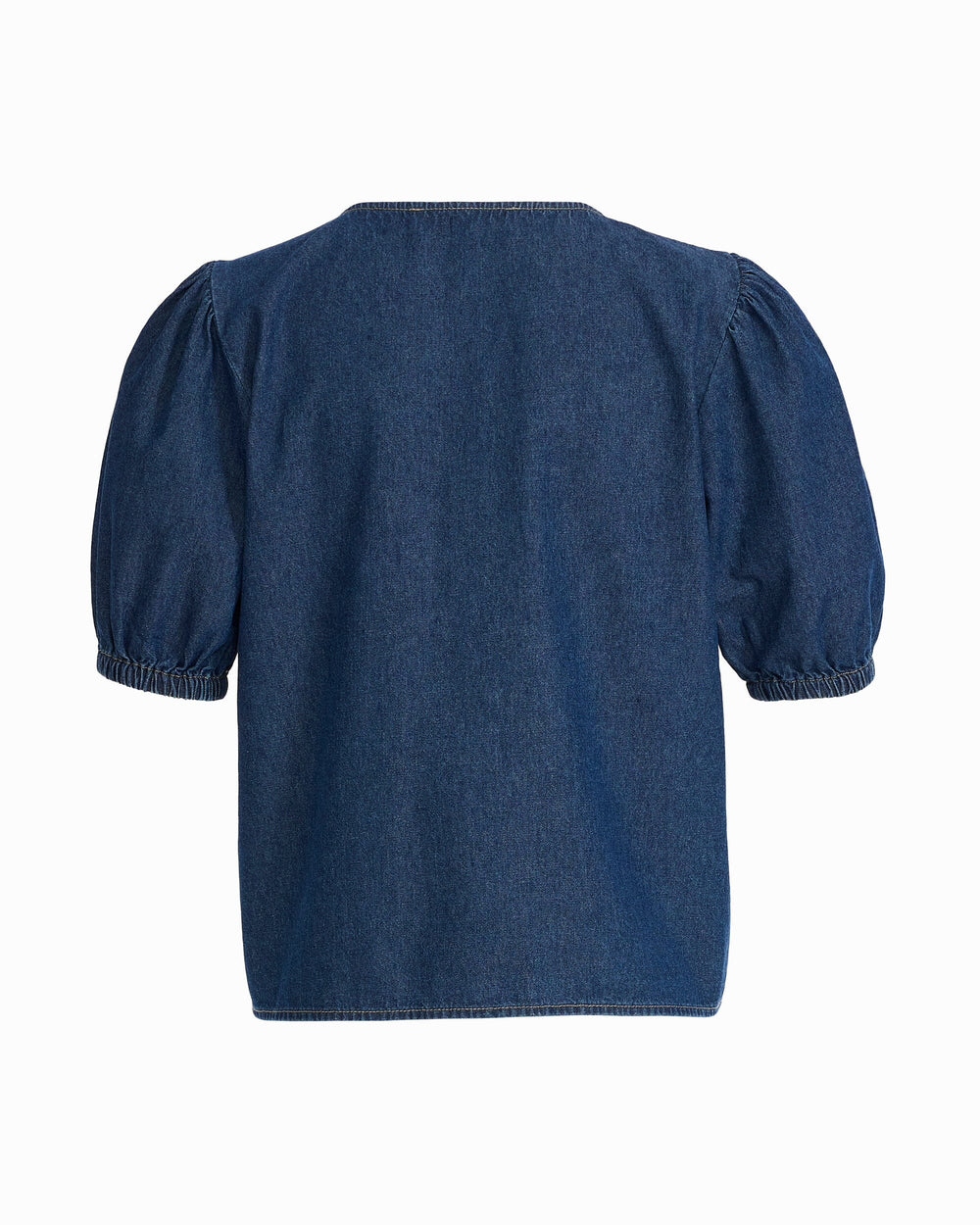 Gathered Short Sleeve Blouse - Anne Klein ARIES WASH