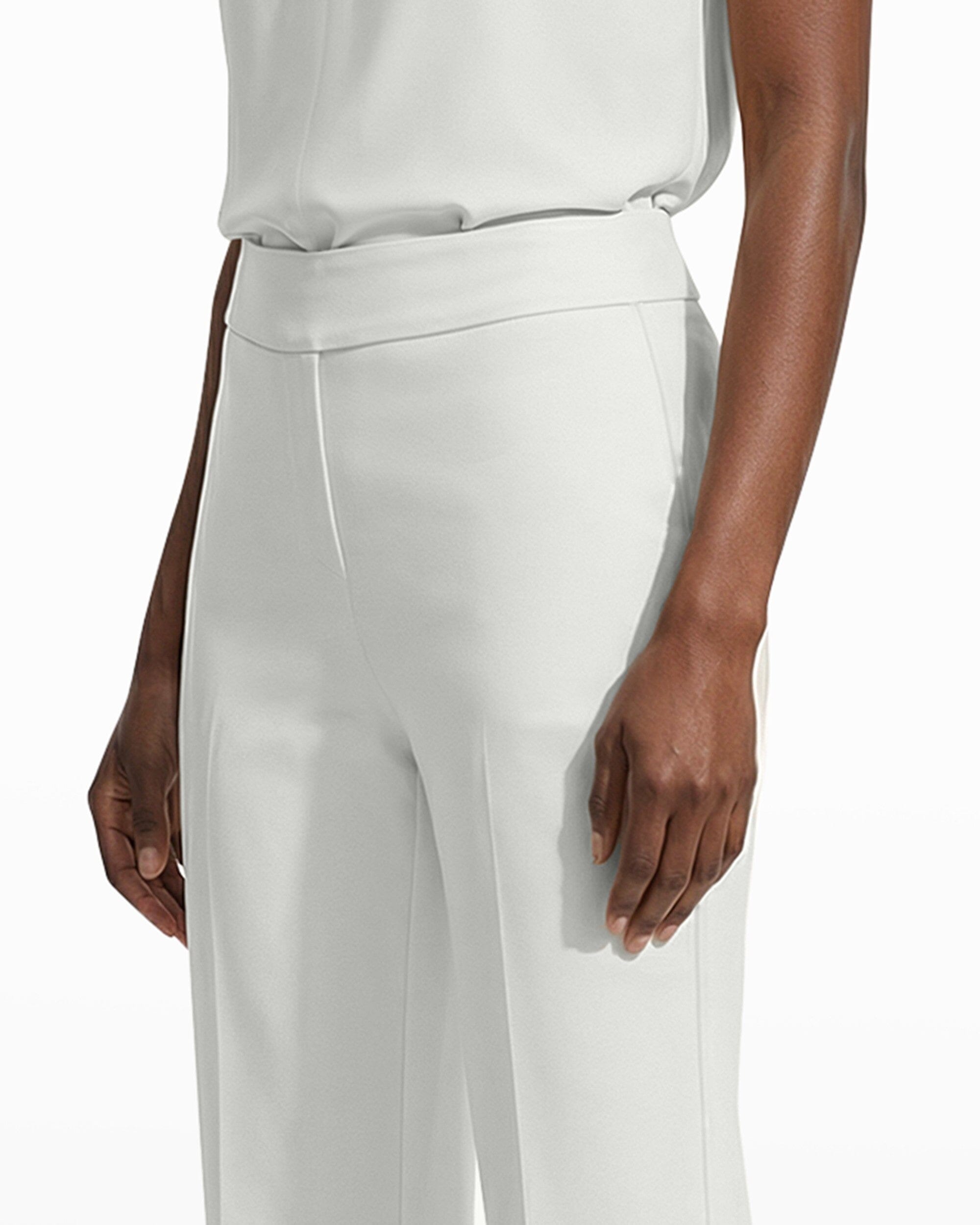 Po Trouser Slash Pocket Grace - Anne Klein White Dove