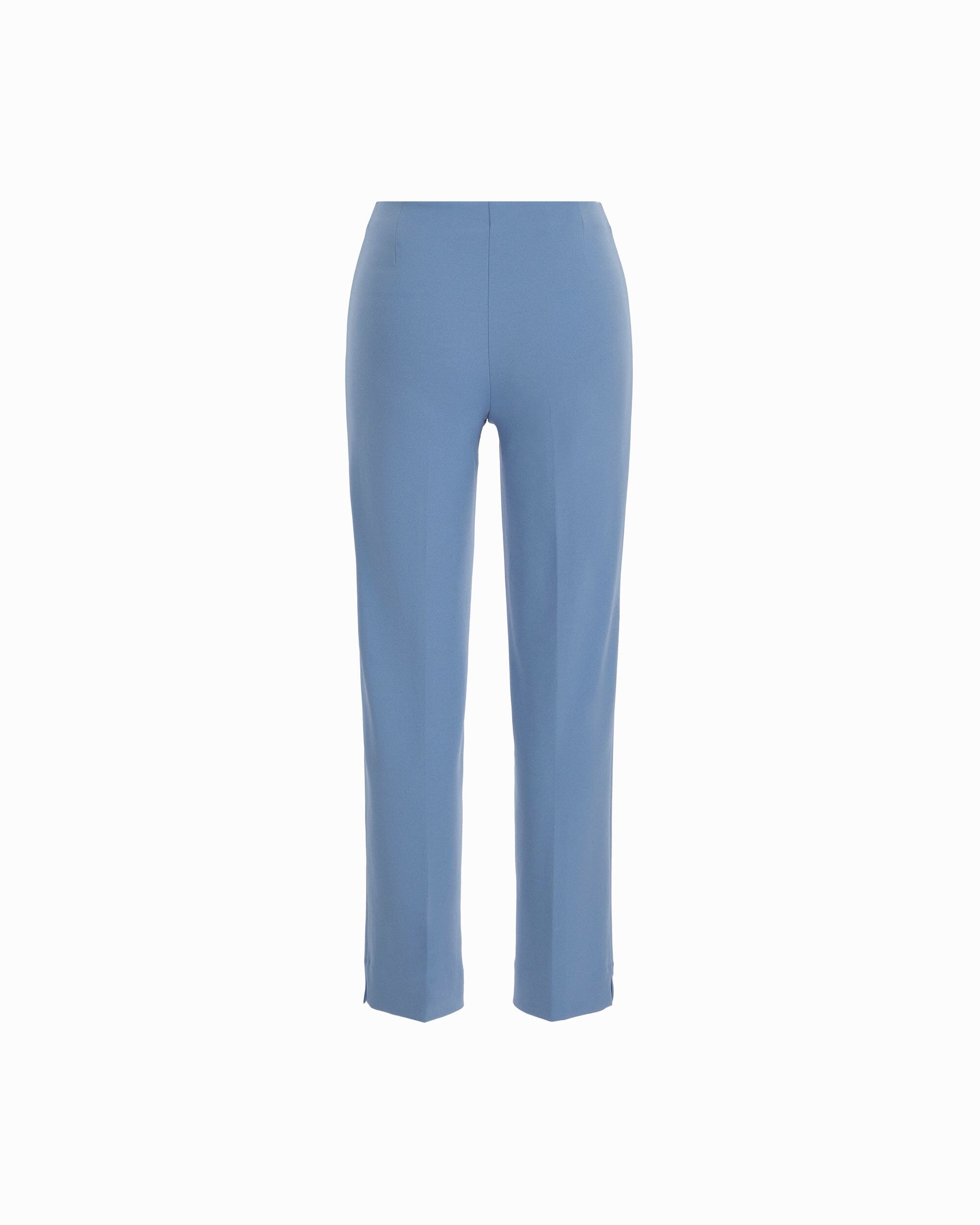Straight Ankle Hollywood Waist Pants - Anne Klein LAGOON