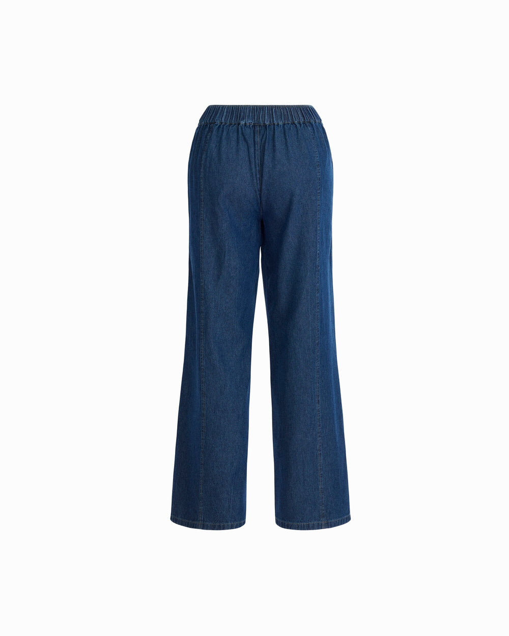 Wide Leg Pants With Curved Seams - Anne Klein ARIES WASH