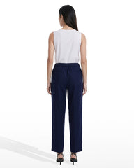 Straight Ankle Pull-On Pants - Anne Klein DISTANT MOUNTAIN