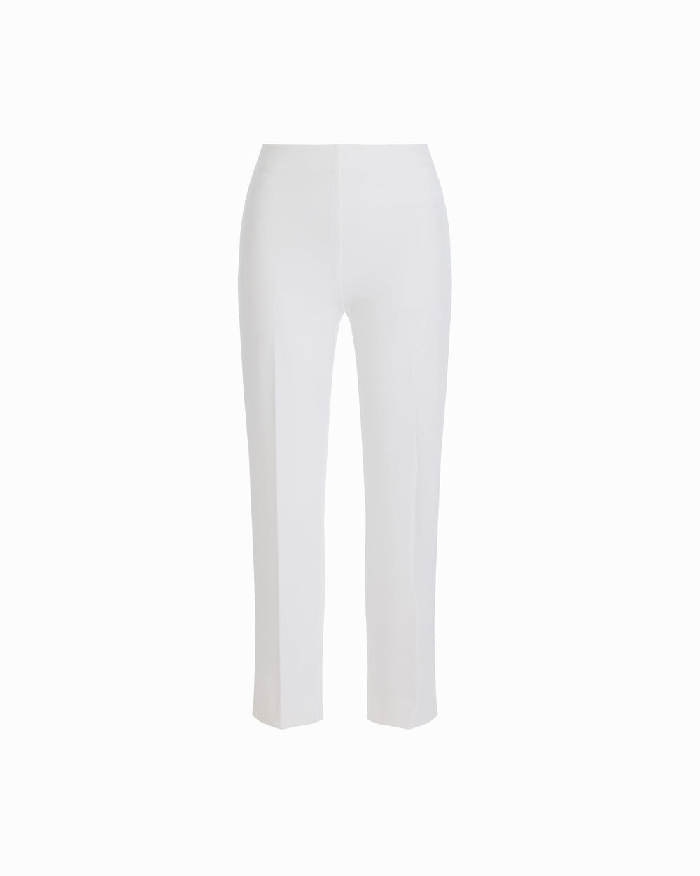 Straight Ankle Hollywood Waist Pants - Anne Klein CRISP WHITE