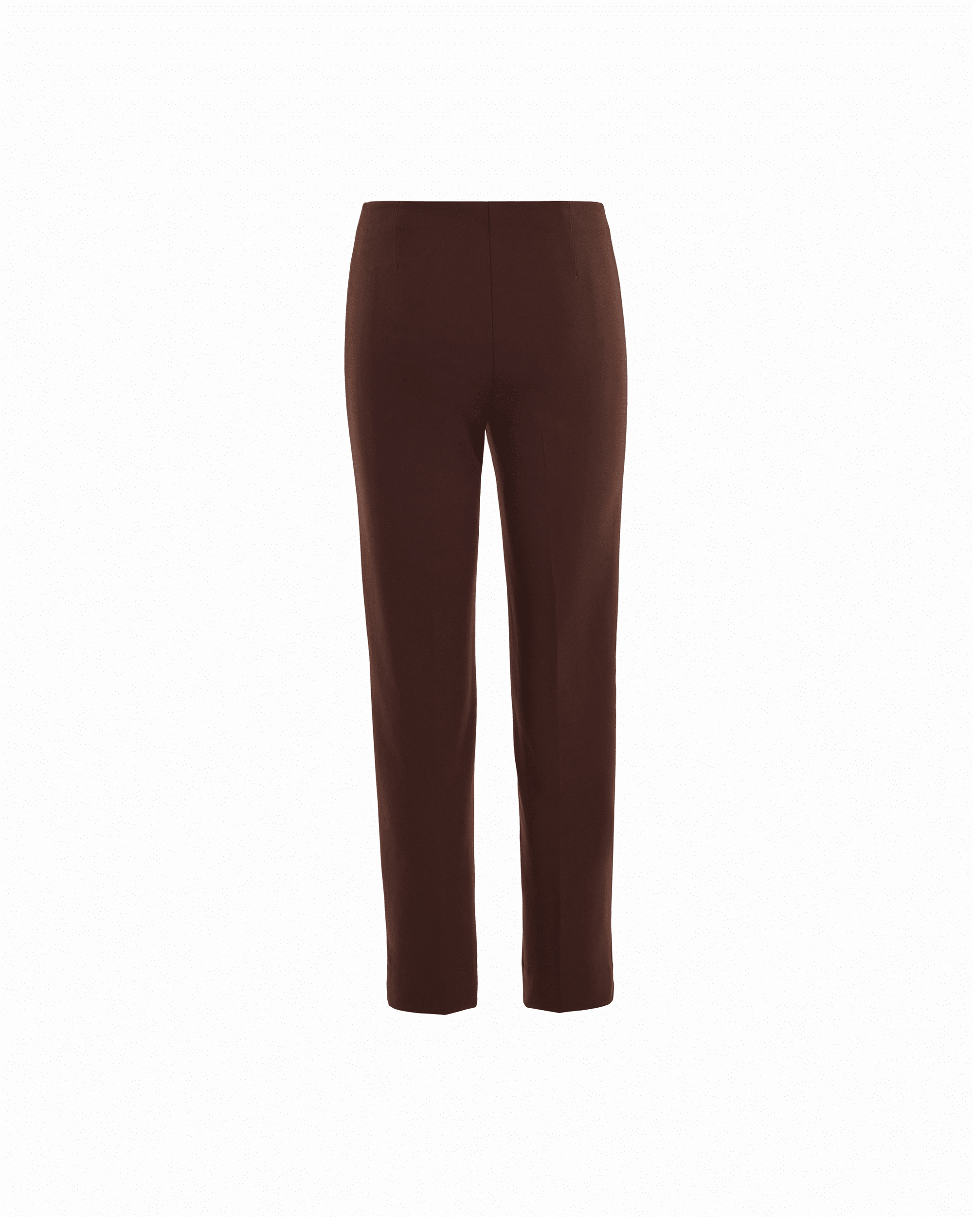Pull-On Straight Ankle Pant - Anne Klein DARK CHOCOLATE