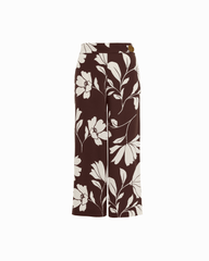 Pull-On Crop Pant with Hardware - Anne Klein DK CHOC/WHT DV