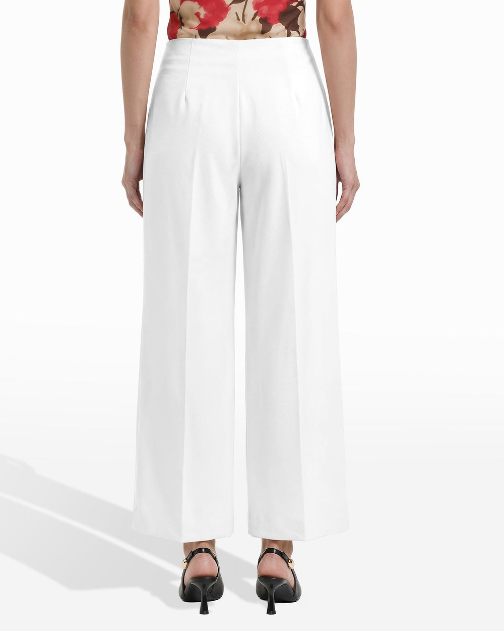 Straight Leg Ankle Pull-On Pant - Anne Klein WHITE DOVE