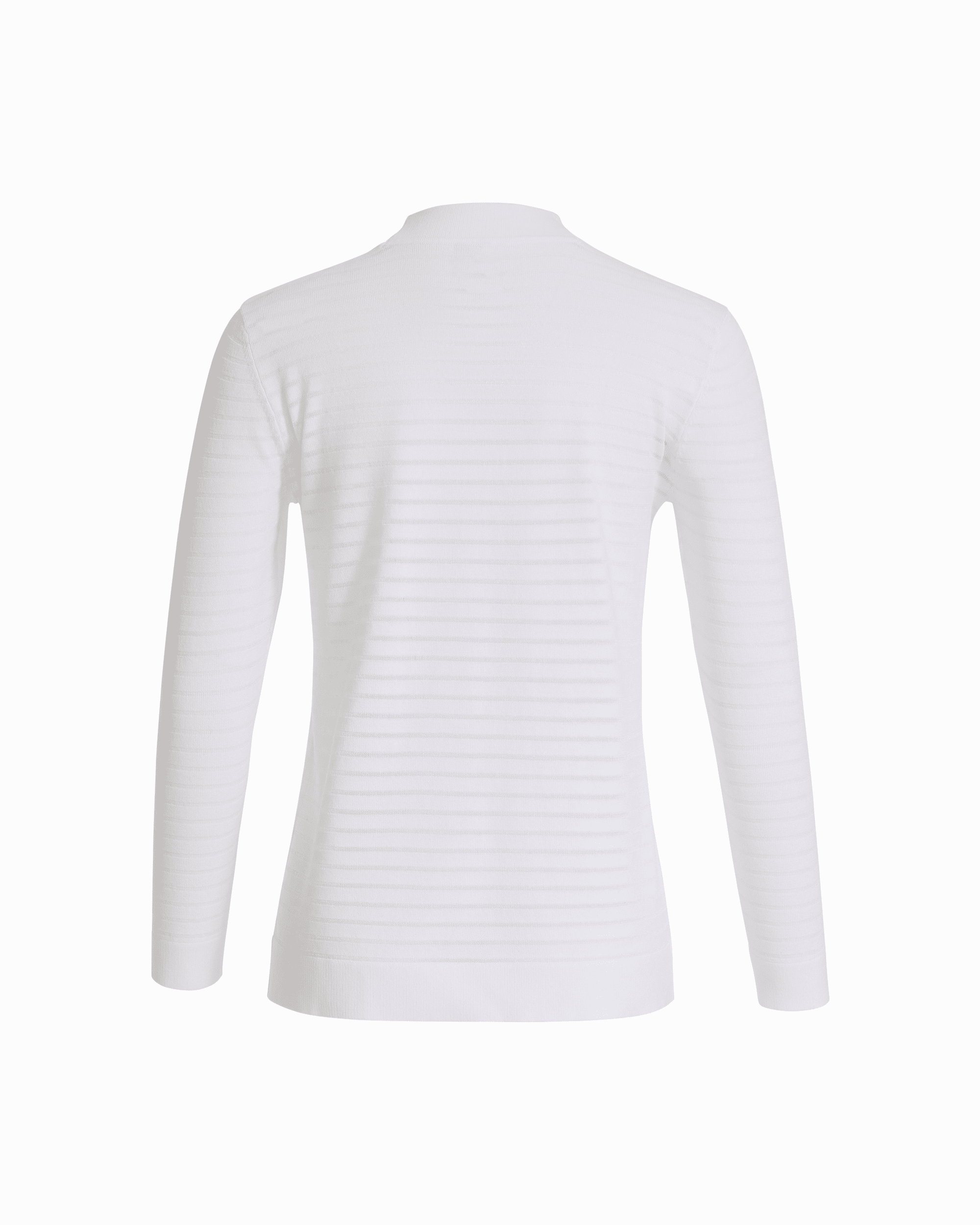Sheer Stripe Petite Cardigan - Anne Klein CRISP WHITE