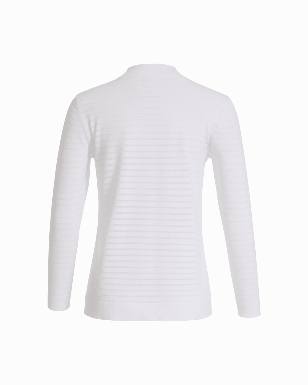 Sheer Stripe Petite Cardigan - Anne Klein CRISP WHITE