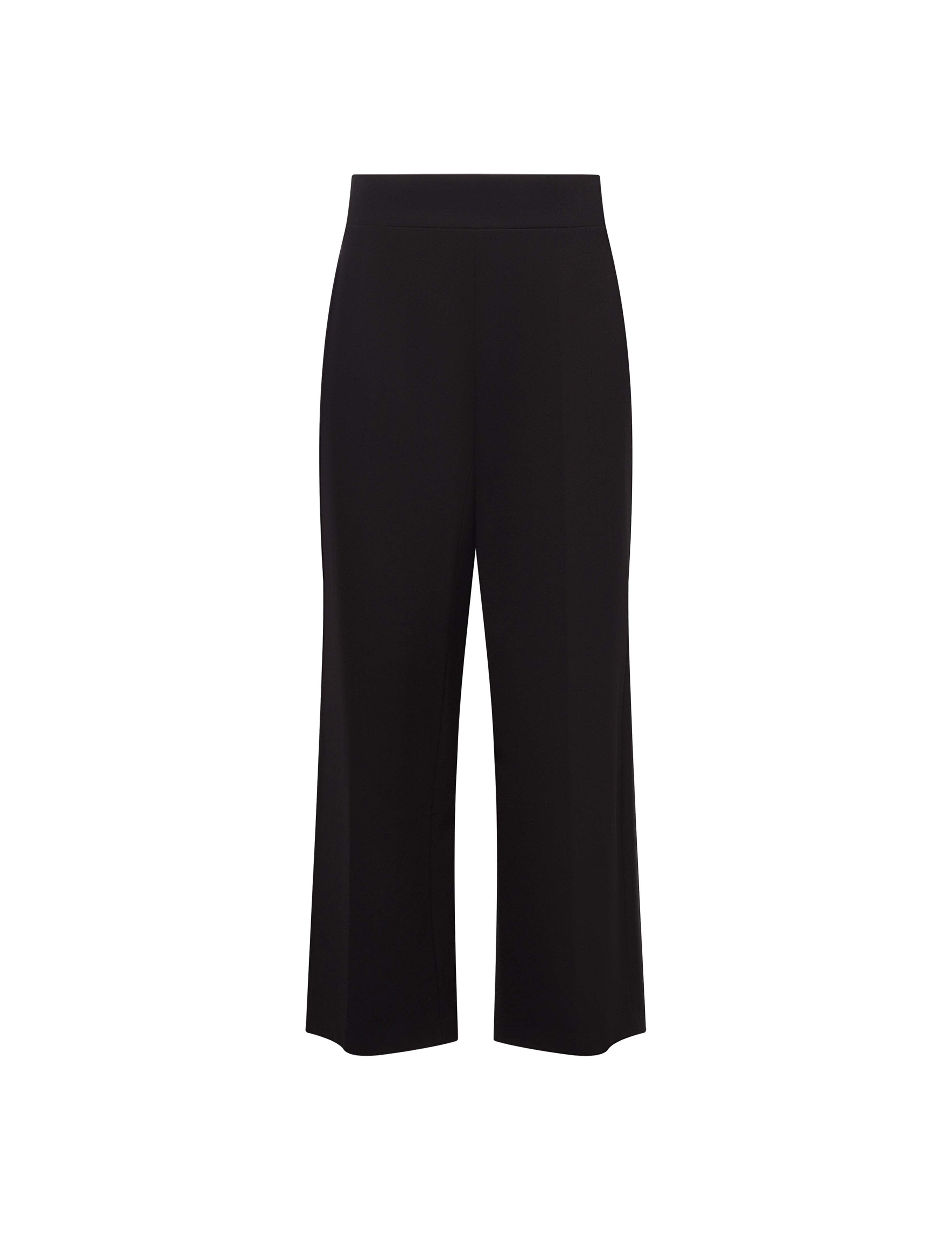 Plus Size Wide Leg Trousers, Pull-On - Anne Klein Anne Black