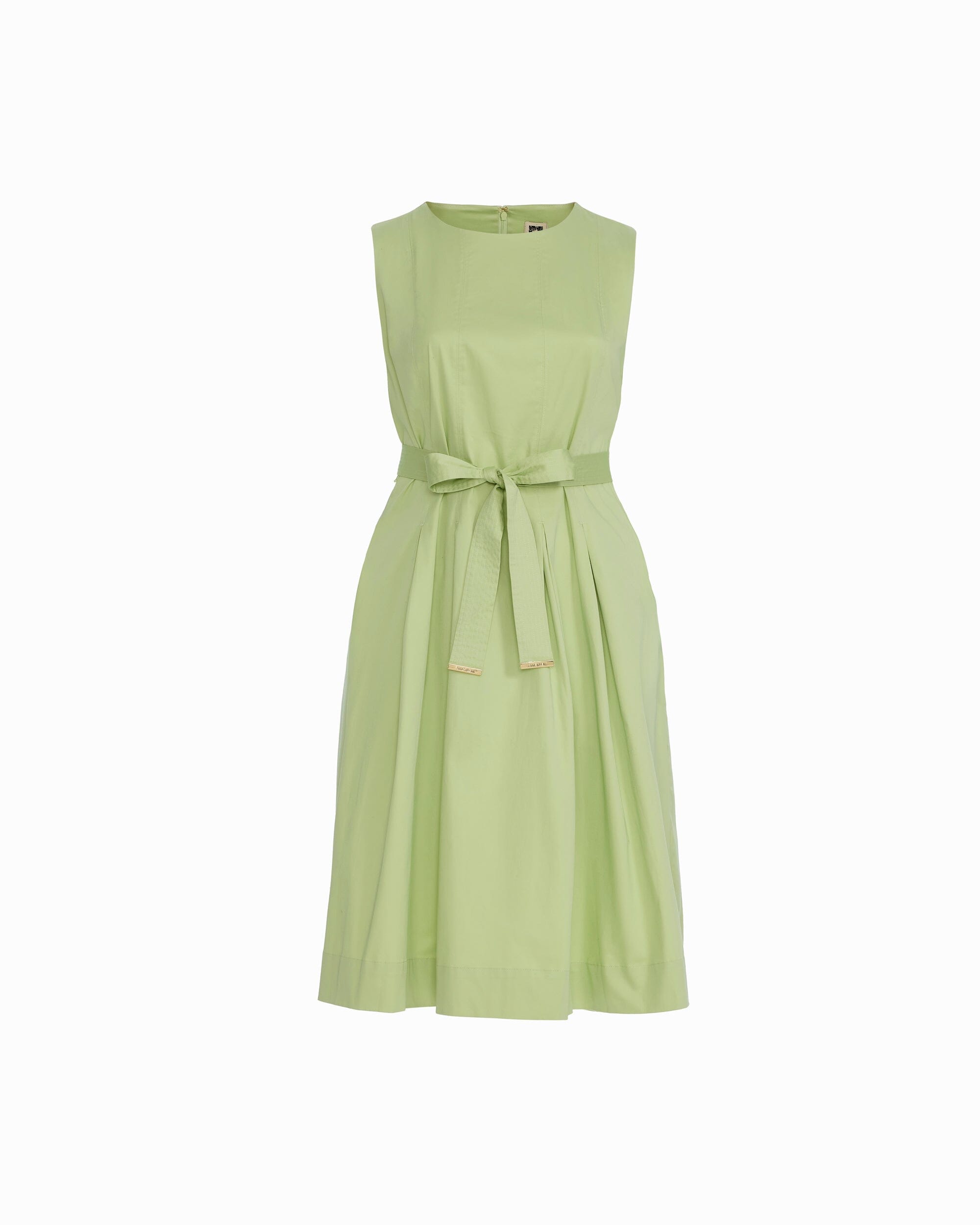 Paneled Bodice Midi Dress - Anne Klein COOL SAGE