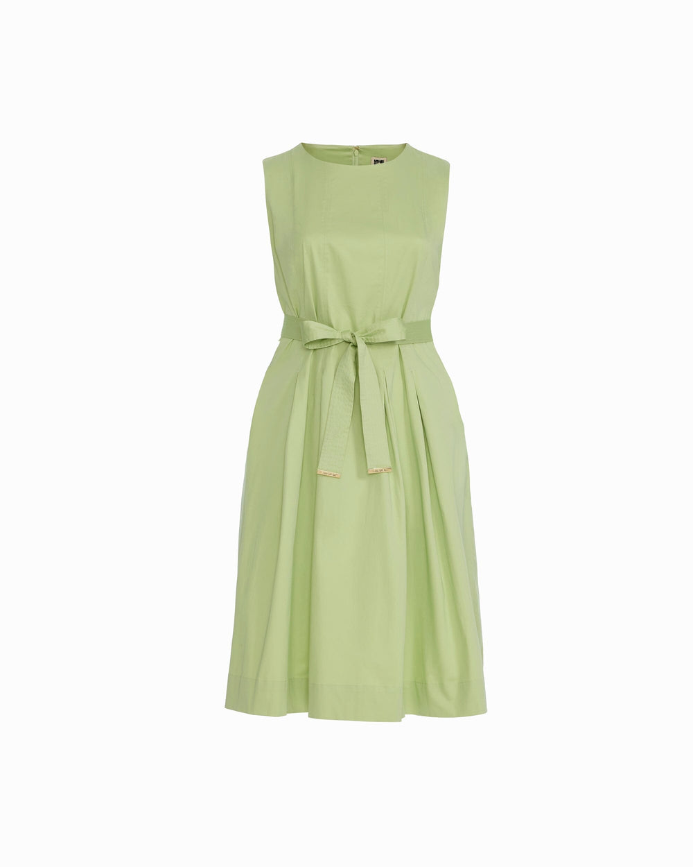 Paneled Bodice Midi Dress - Anne Klein COOL SAGE