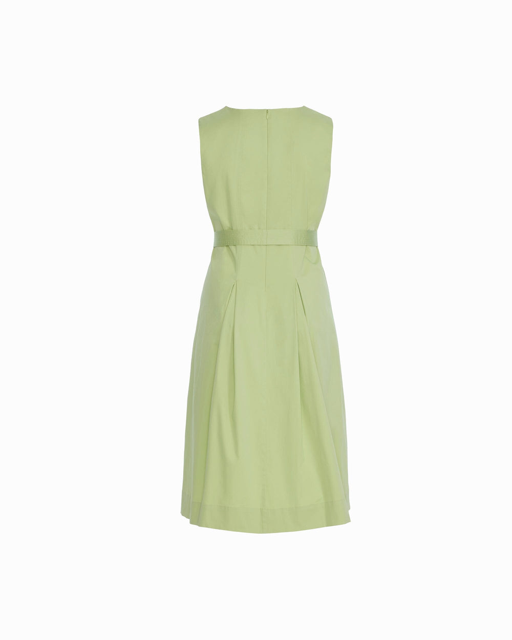 Paneled Bodice Midi Dress - Anne Klein COOL SAGE