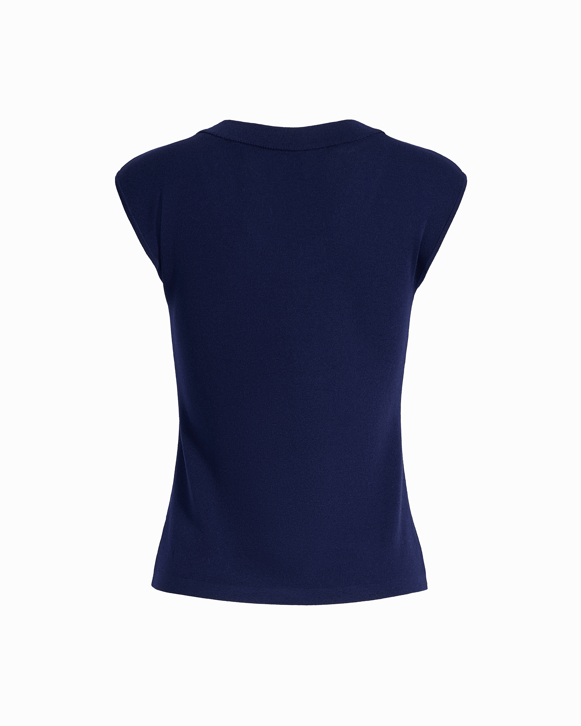 Petite V-Neck Knit Tank Top - Anne Klein DISTANT MOUNTAIN