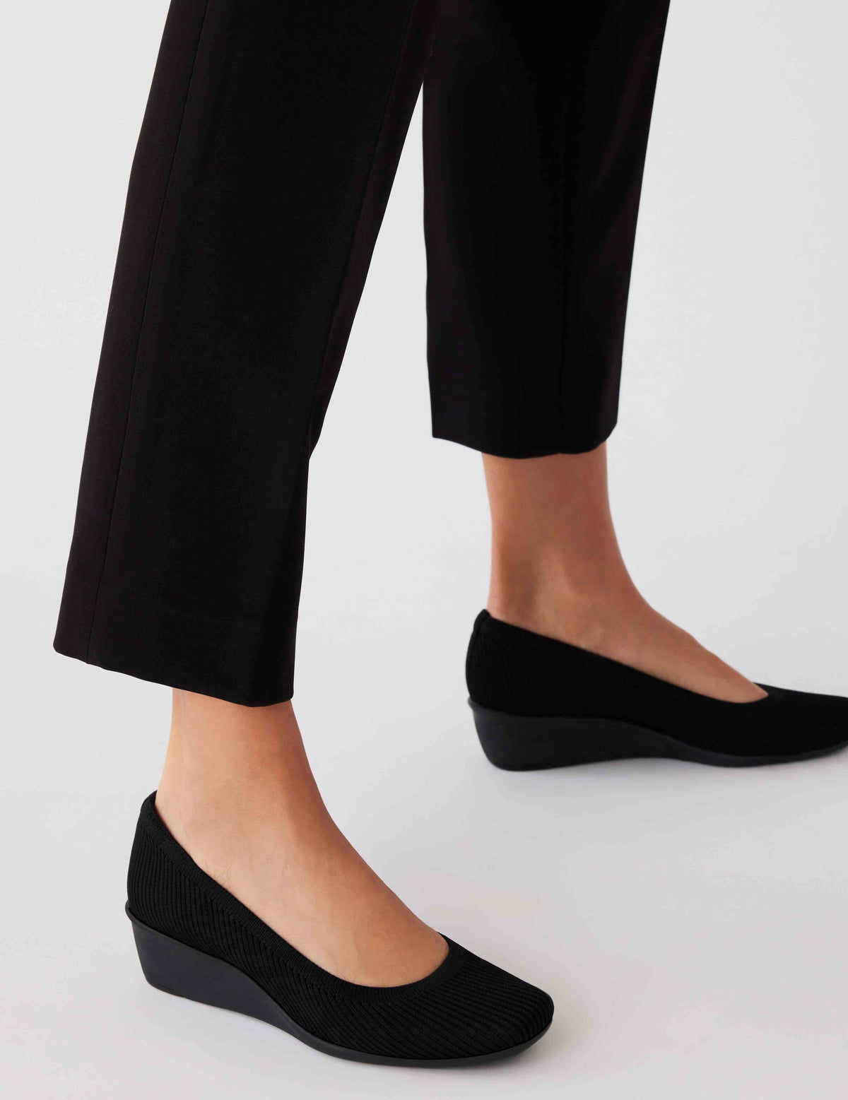 Wisher Wedge - Anne Klein Black Knit