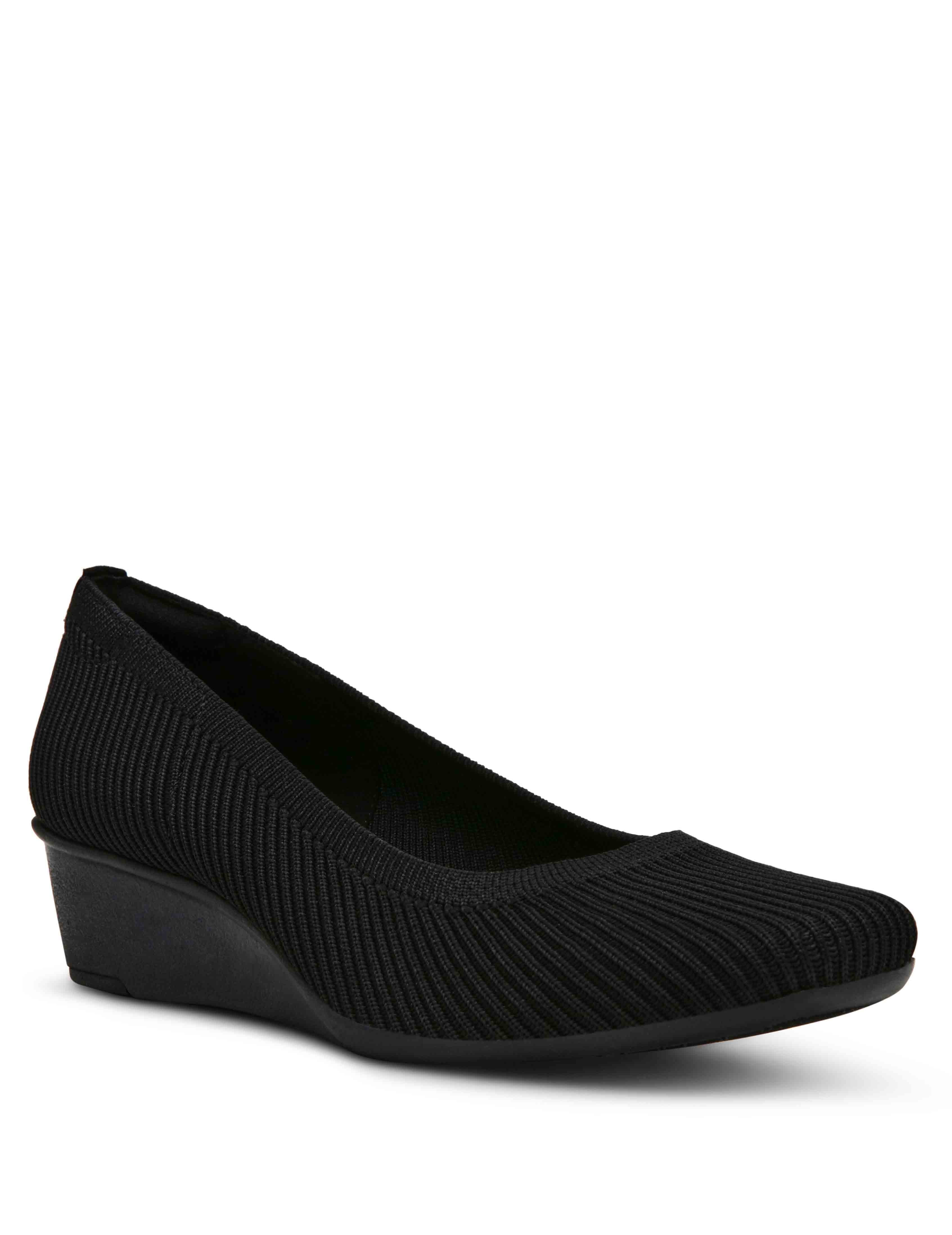 Wisher Wedge - Anne Klein Black Knit