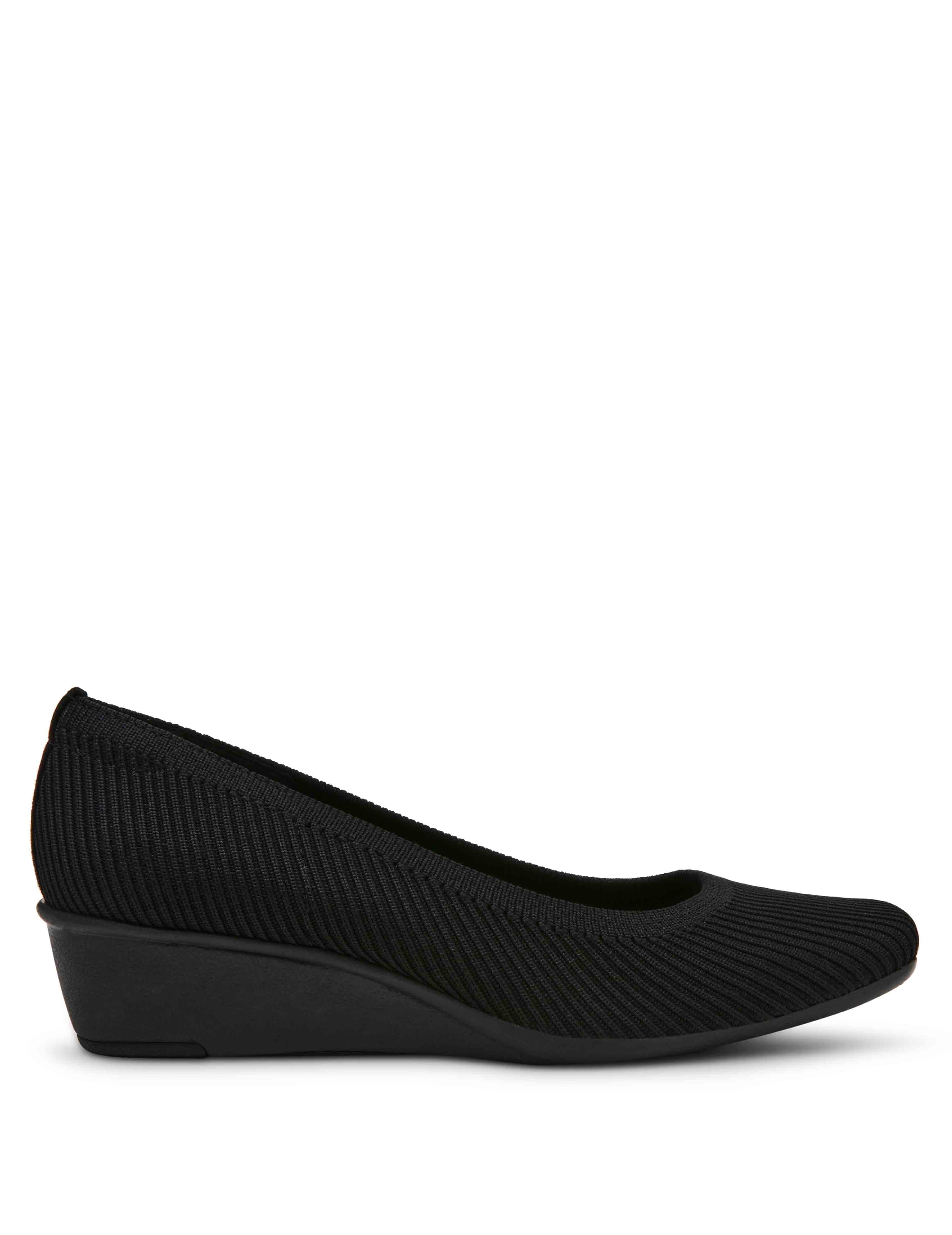 Wisher Wedge - Anne Klein Black Knit