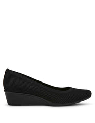 Wisher Wedge - Anne Klein Black Knit