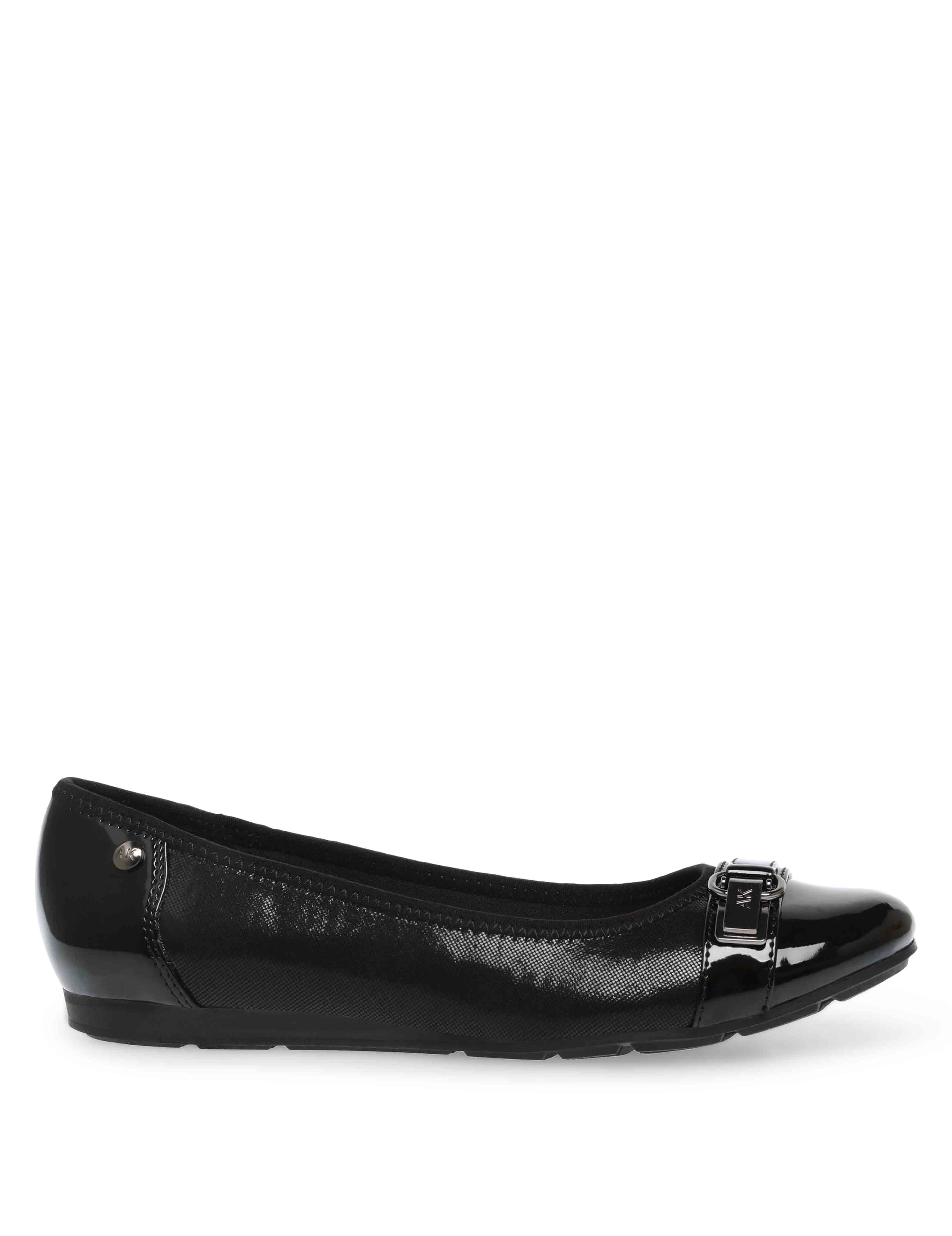 Anne Klein Able Flat - Anne Klein Black Fabric