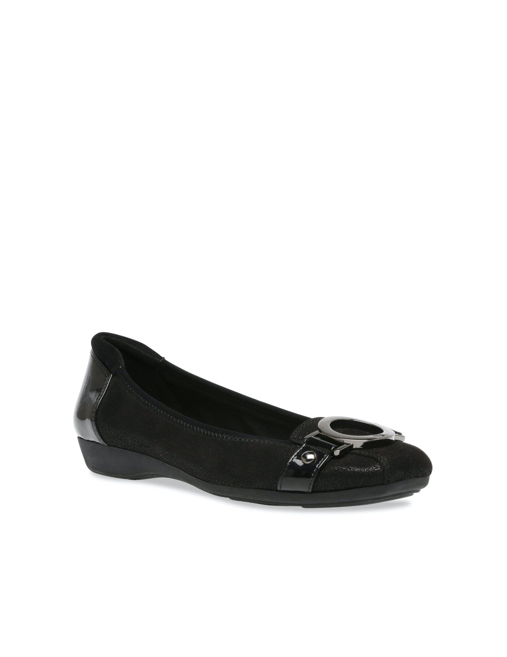 Umeko Flats Black - Anne Klein Black Multi Fabric