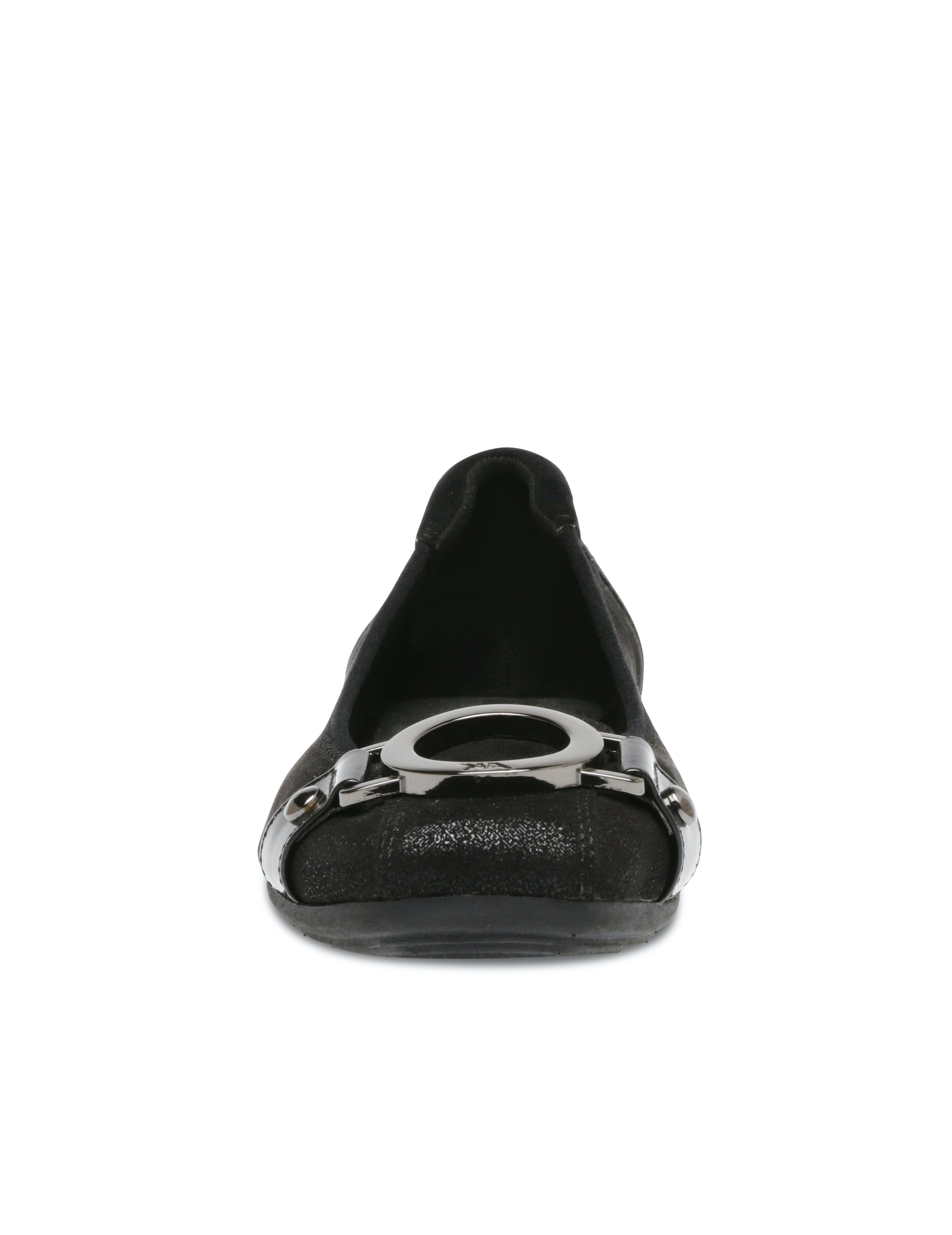 Umeko Flats Black - Anne Klein Black Multi Fabric