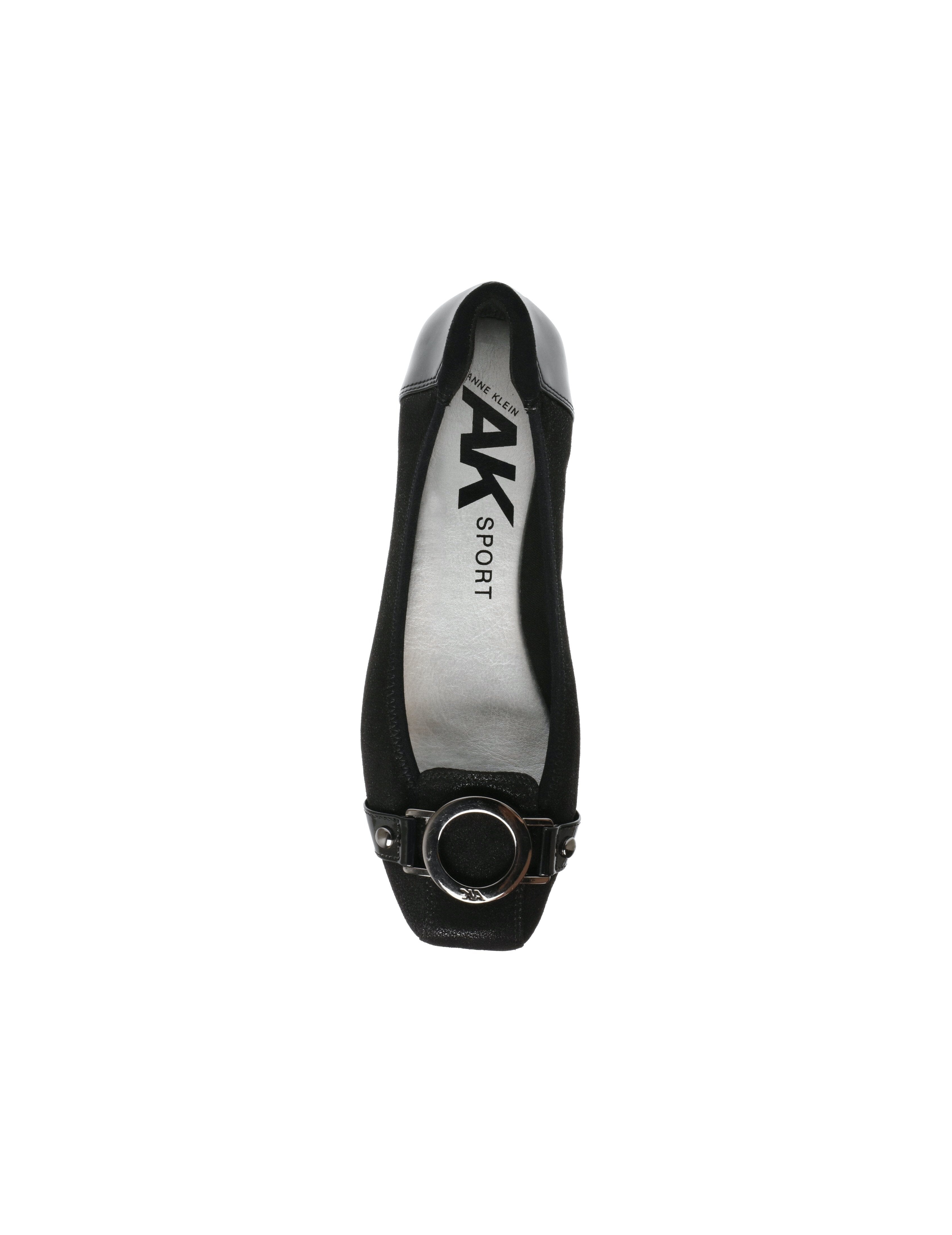 Umeko Flats Black - Anne Klein Black Multi Fabric