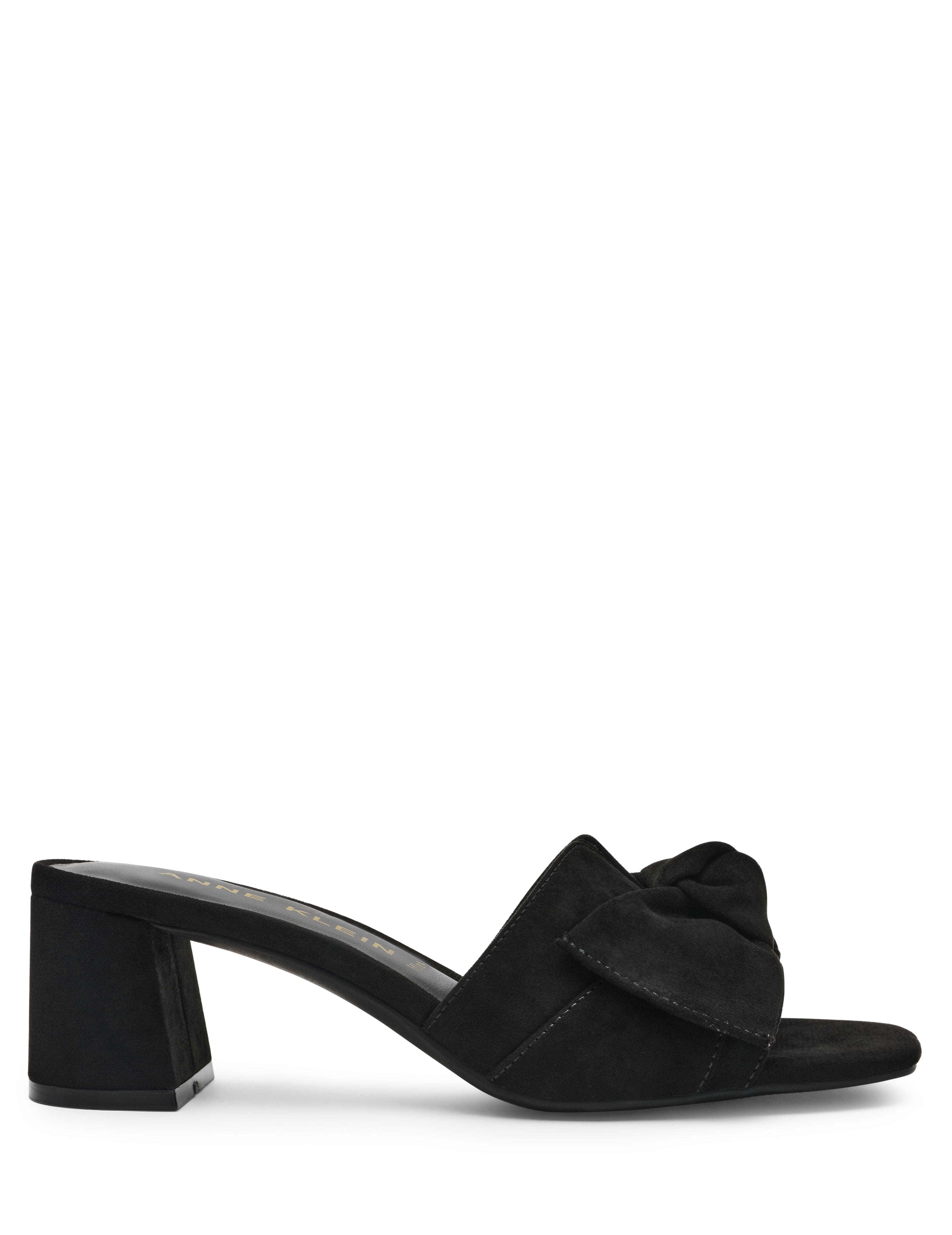 Jelena Dress Sandal - Anne Klein Black Suede