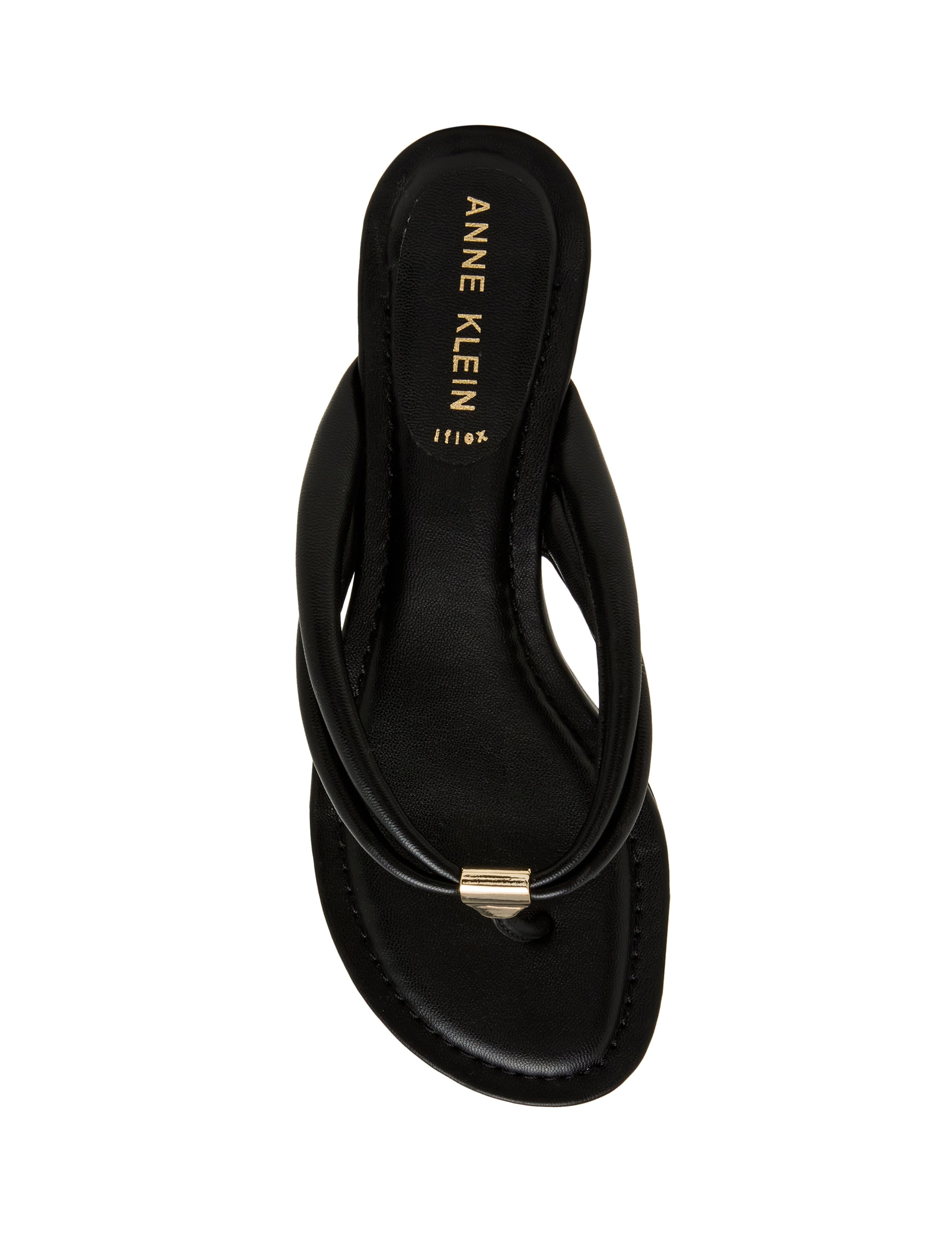 Open Toe Bari Sandal - Anne Klein Black