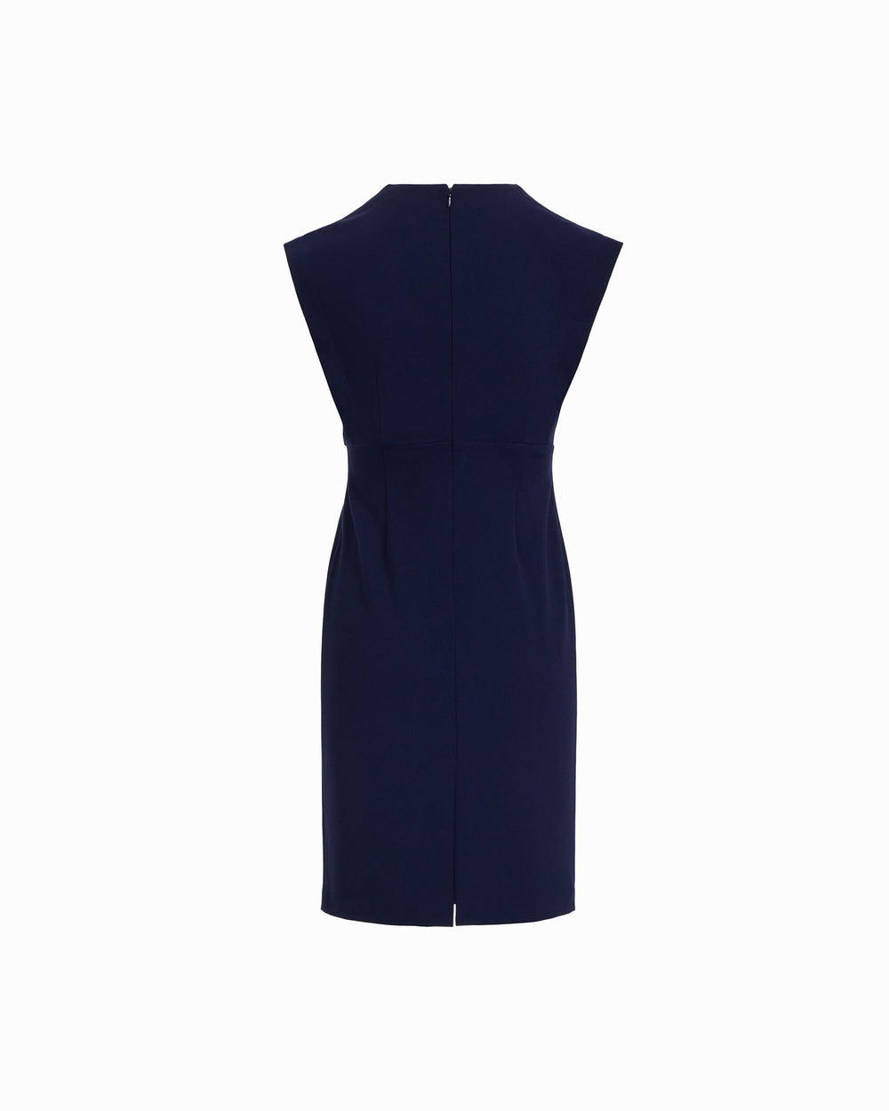 Pleated Bodice Sheath Dress - Anne Klein DEEP NAVY