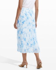 Pleated Lined Skirt - Anne Klein CRISP WHITE MLT