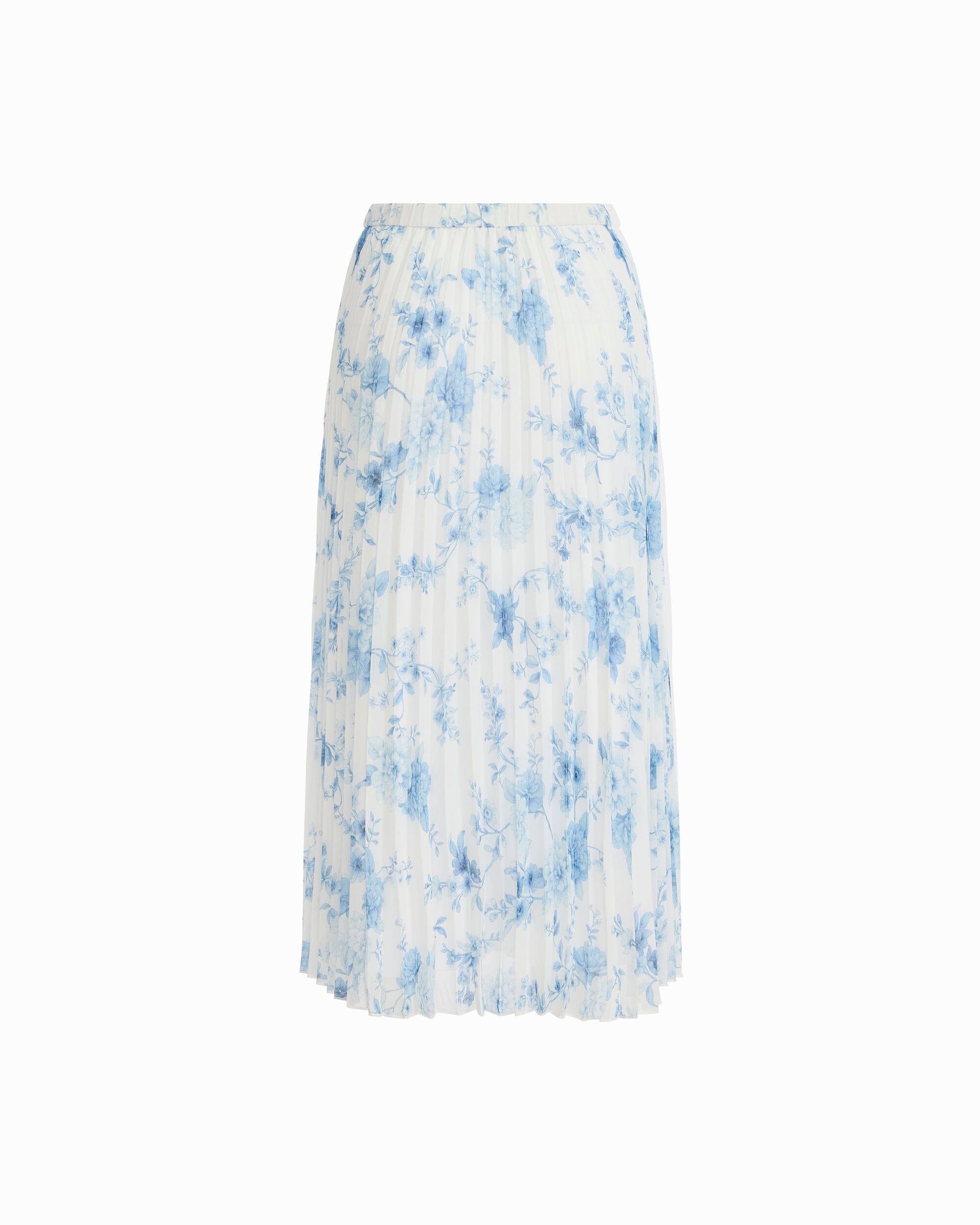 Pleated Lined Skirt - Anne Klein CRISP WHITE MLT
