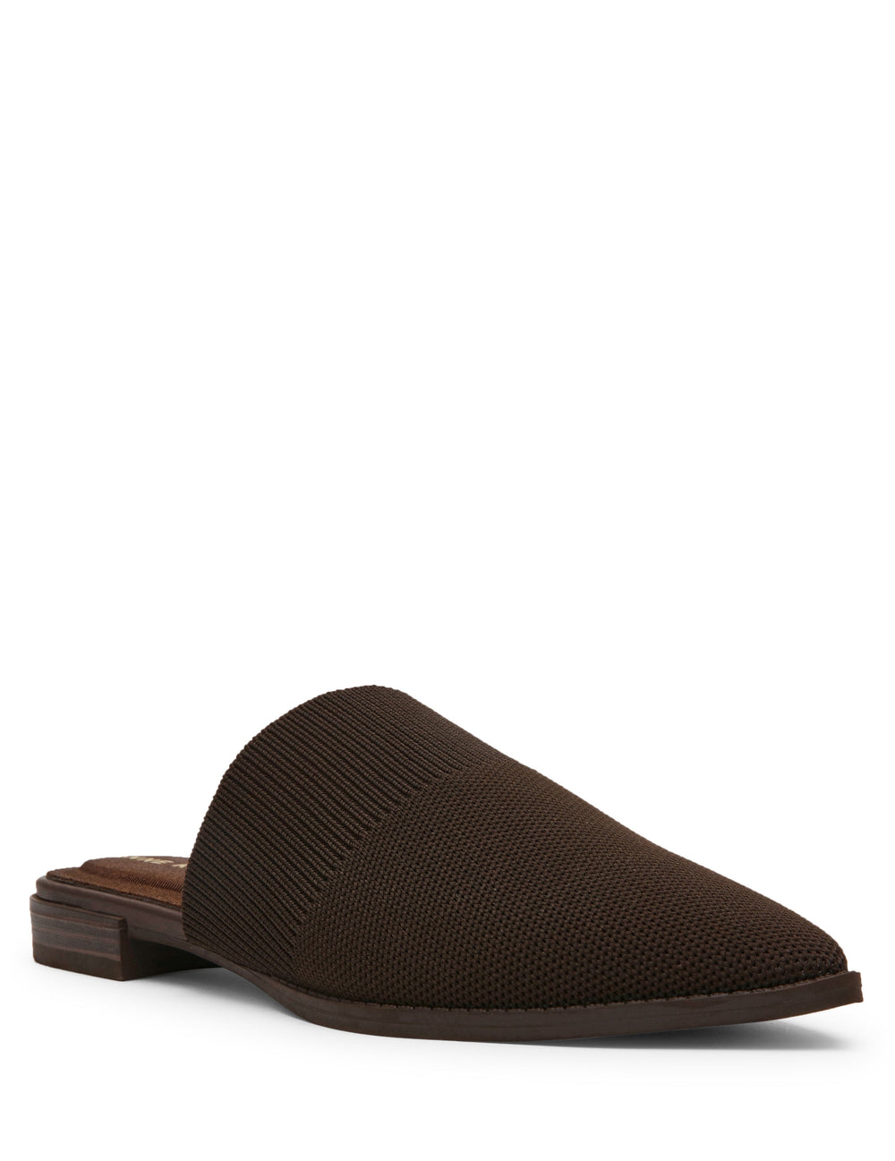 Vassar Knit Flat Mule - Anne Klein Brown Knit