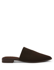Vassar Knit Flat Mule - Anne Klein Brown Knit